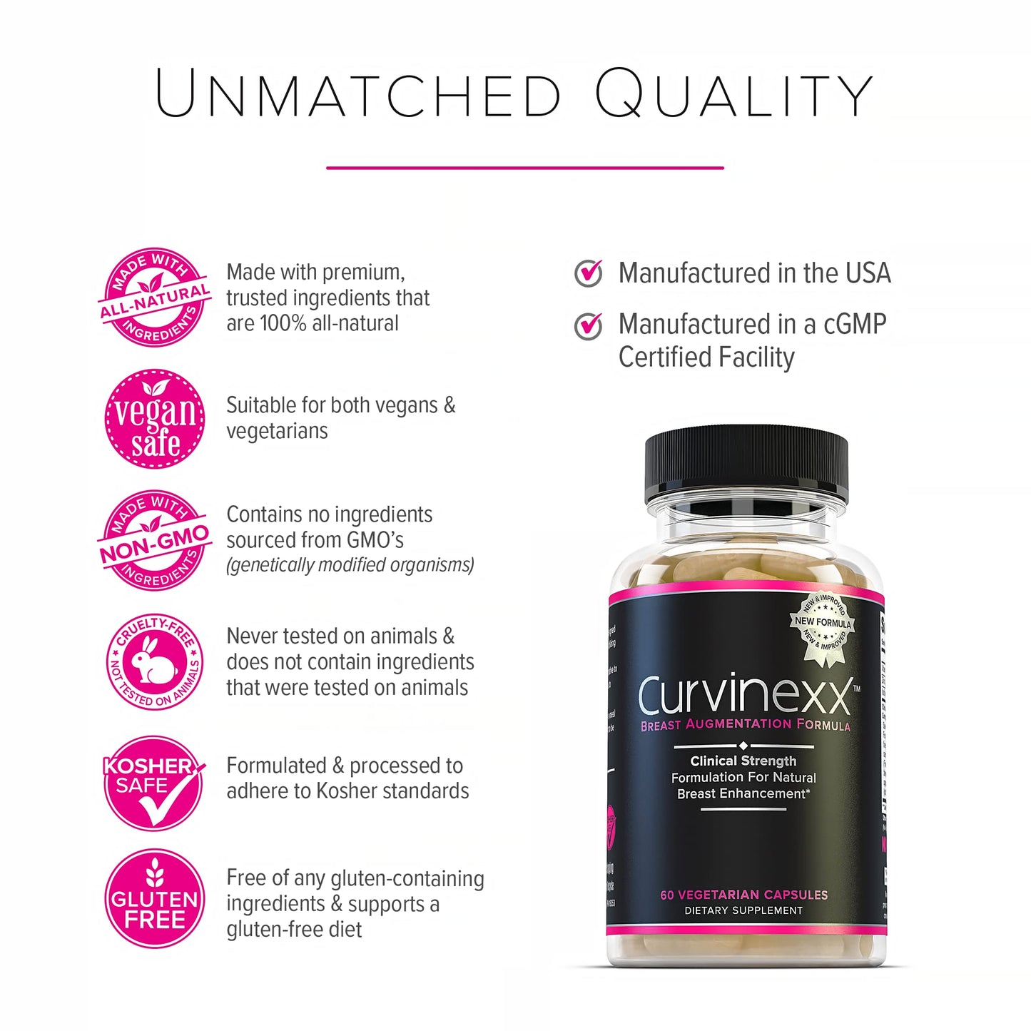 Vivid Health Nutrition Curvinexx 60 Capsules