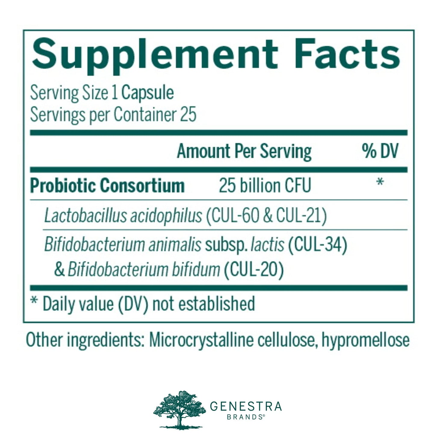Genestra Brands HMF Intensive Capsule 25 Vegetarian Capsules