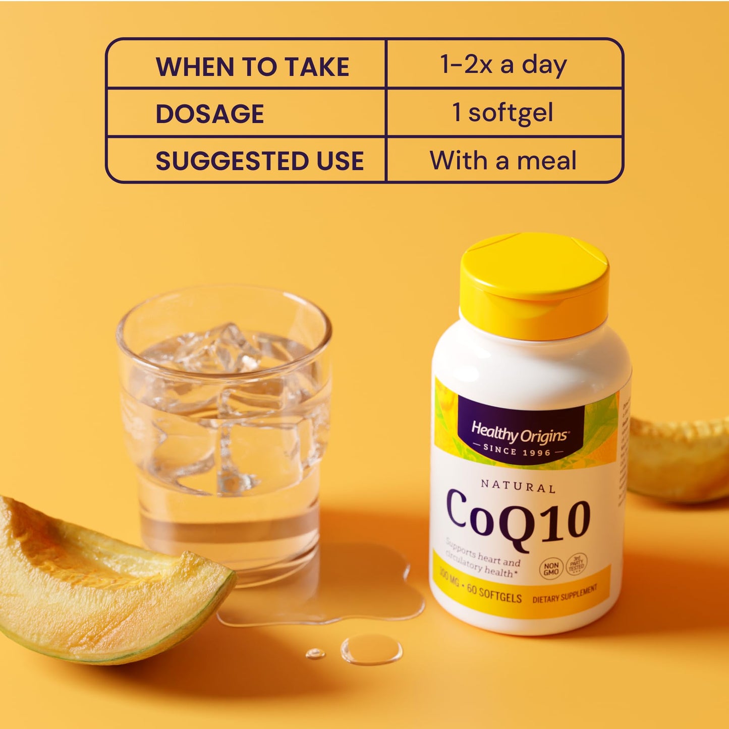 Healthy Origins CoQ10 100 mg Softgels 150 Count