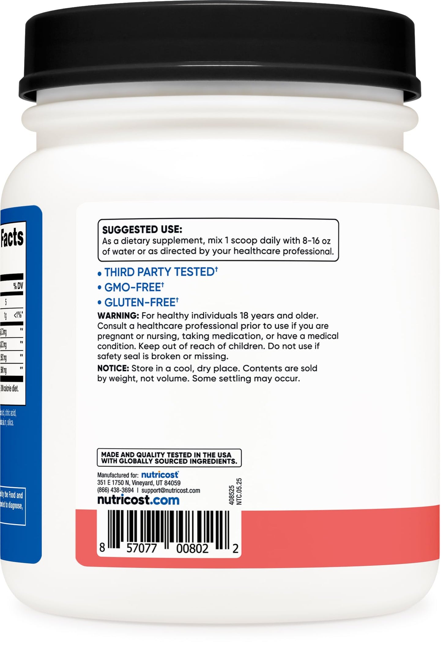 Nutricost BCAA Powder Watermelon 28.6 Servings