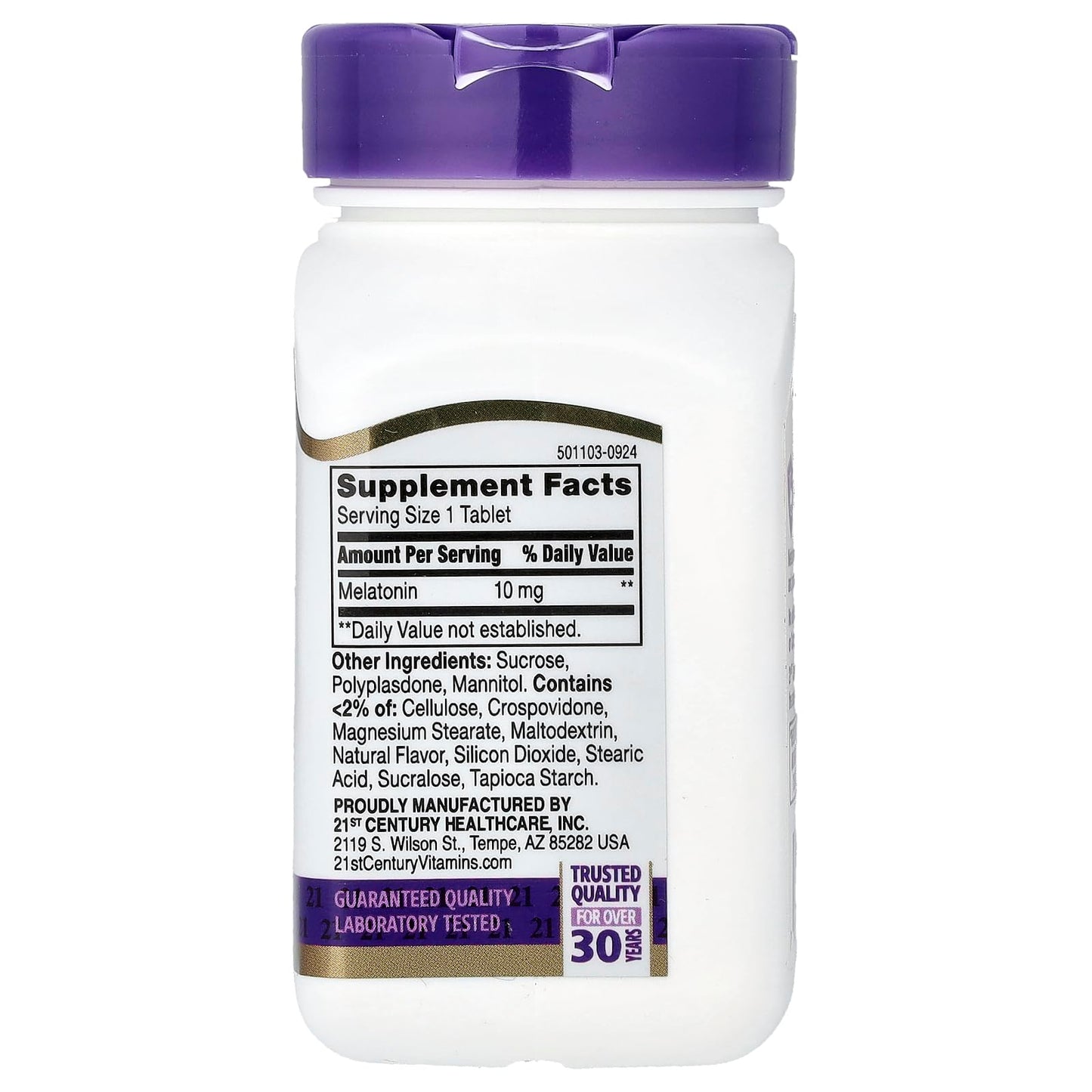 21st Century Melatonin Tablet, 120 Tablets