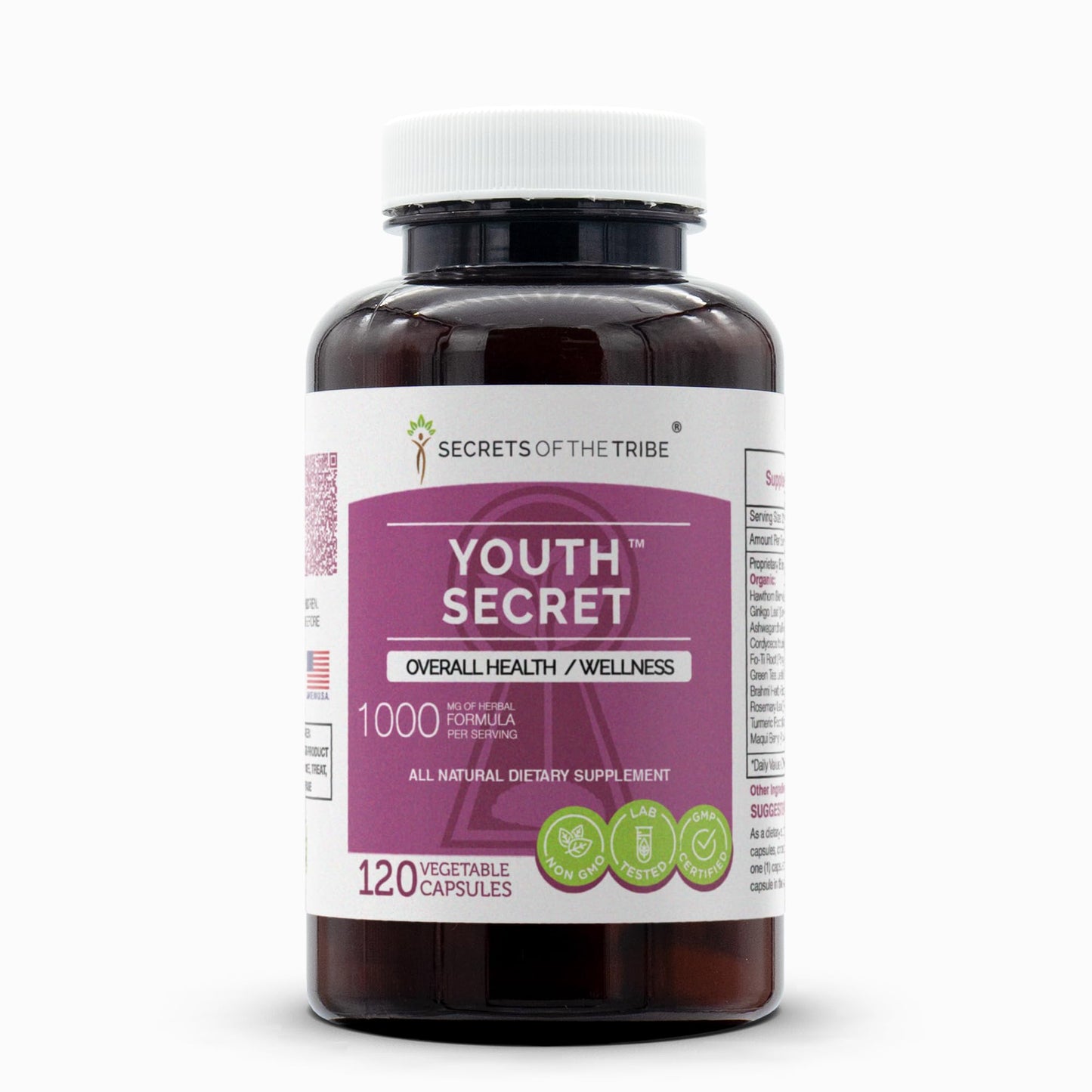 Secrets of the Tribe Youth Secret Capsules 120 Count