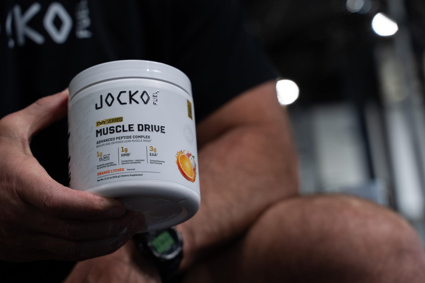 Jocko Fuel Muscle Drive Pro Series Orange Lychee Powder 30 Servings