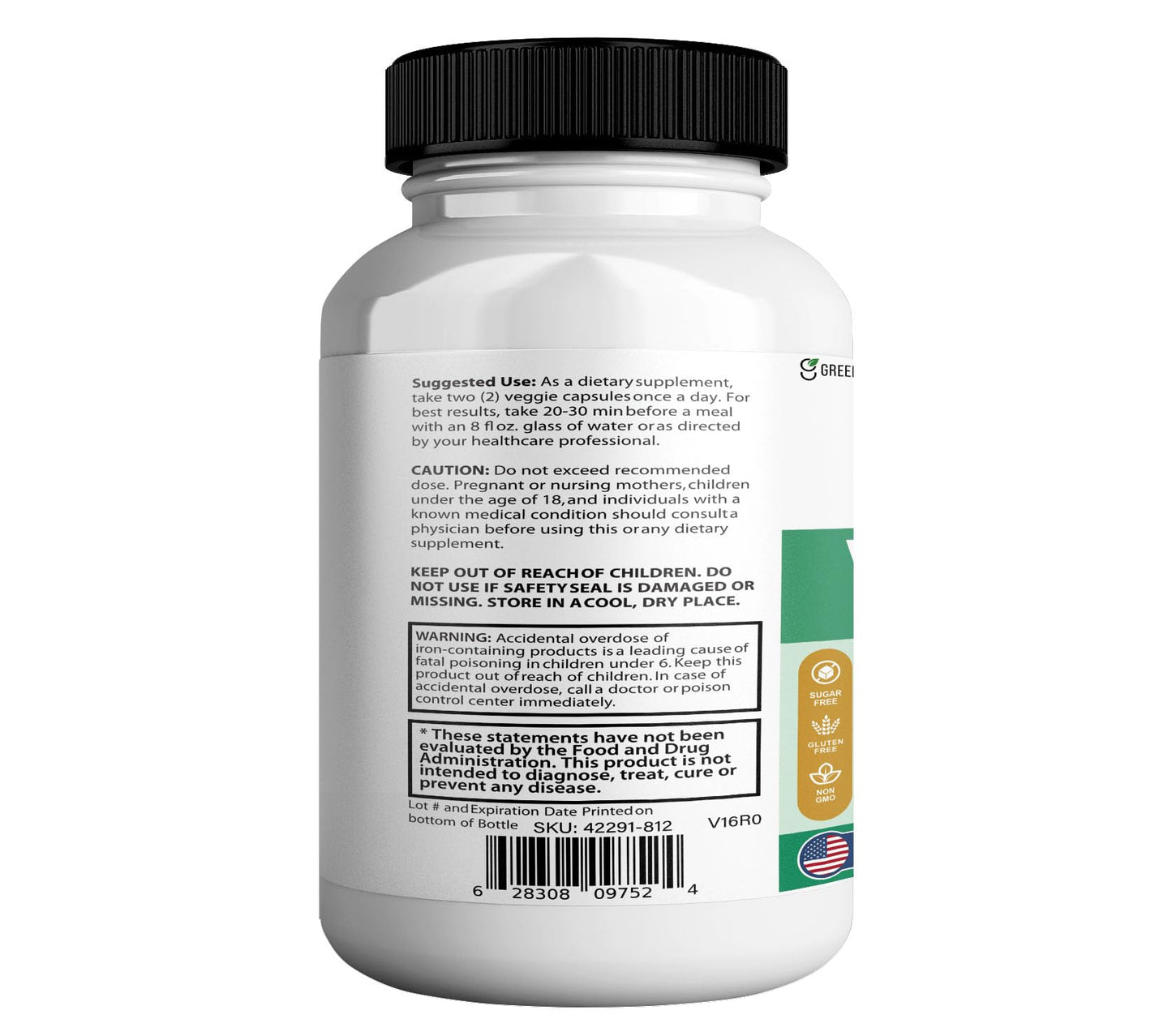 GREENVIFY Vertigenics Max Brain Support Supplement, Extra Strength Neuro Formula, 300 Capsules