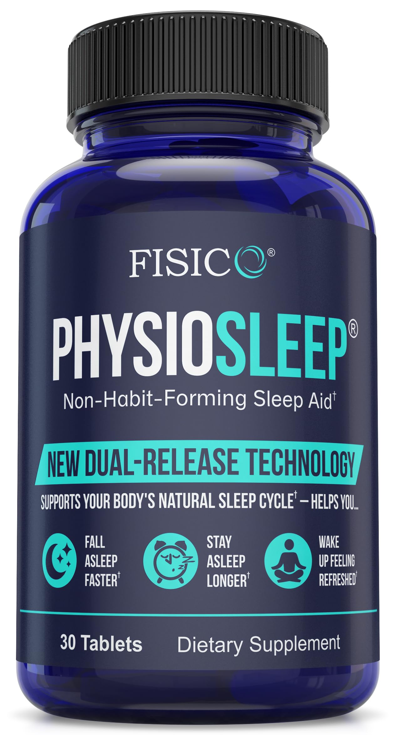 FISICO PhysioSleep Non-Habit-Forming Sleep Aid Capsules 30