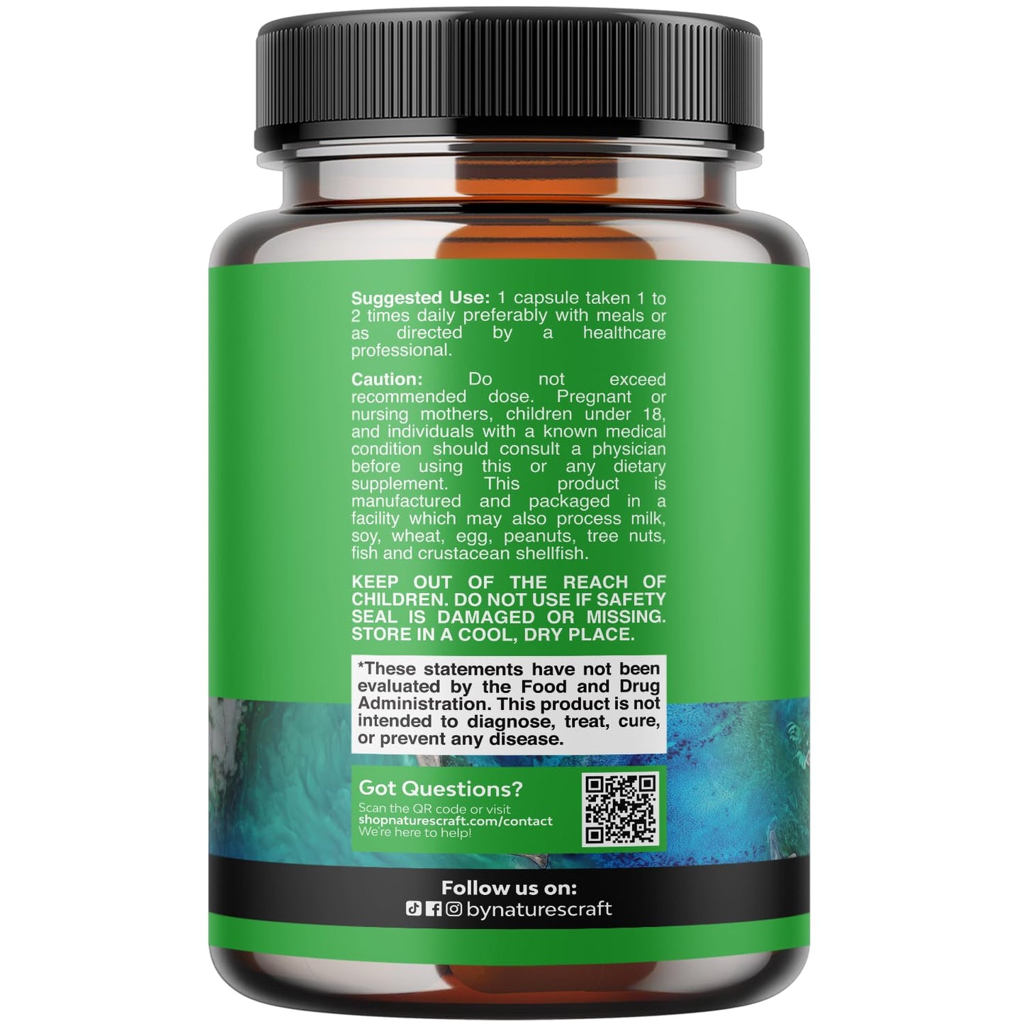 Natures Craft High Absorption Magnesium Complex Capsule, 60 Capsules