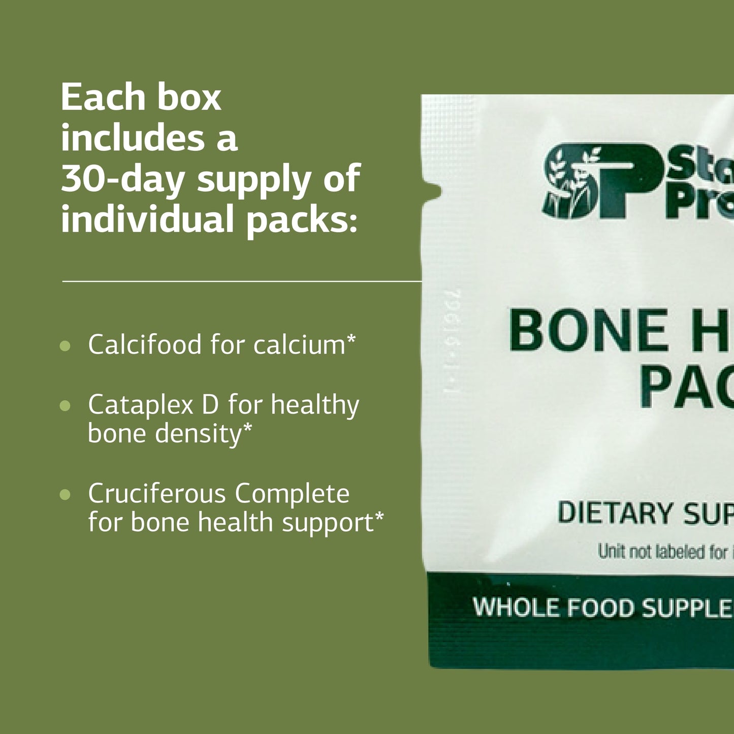 Standard Process Inc Bone Health Pack Tablet 60 Count