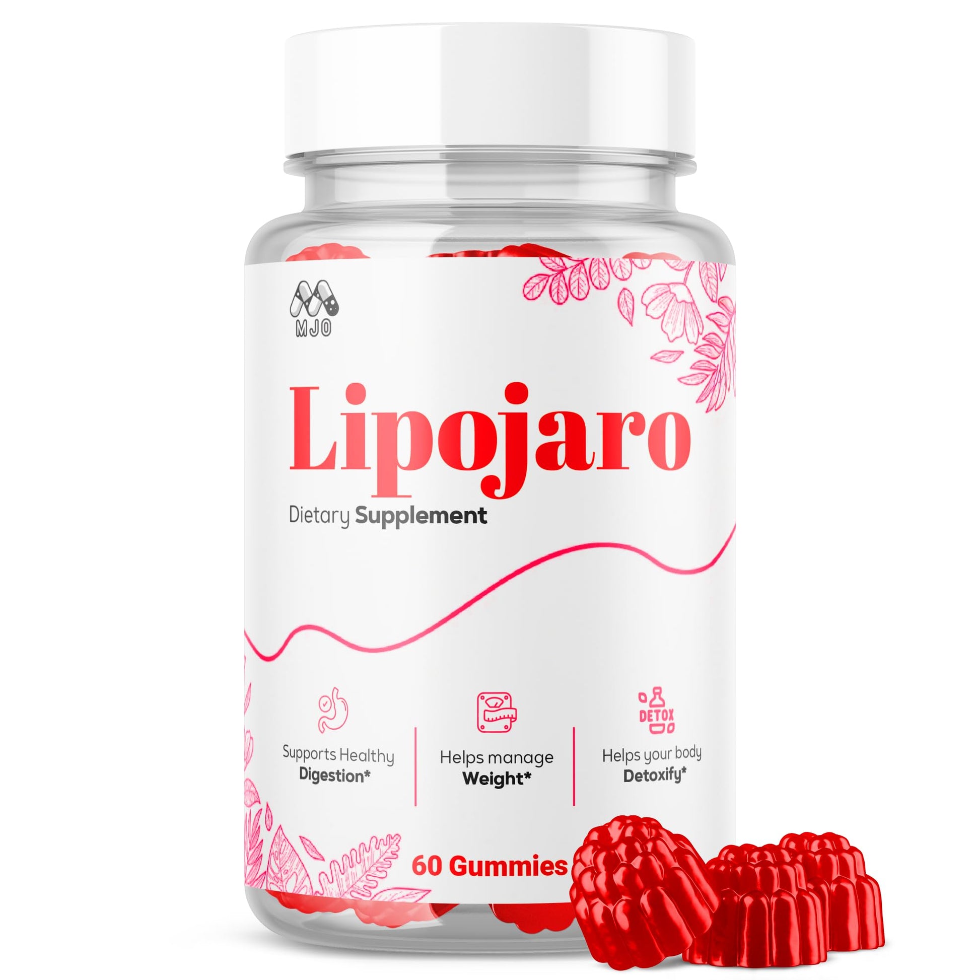 MJO LipoJaro Gummies, 60 Gummies