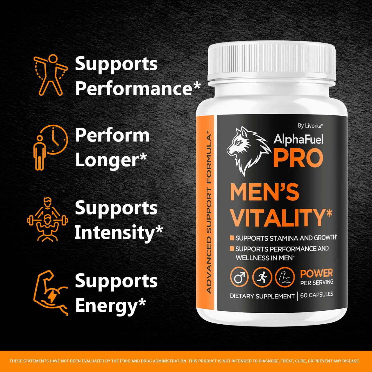 LIVORKA AlphaFuel Pro Capsules, 60 Capsules
