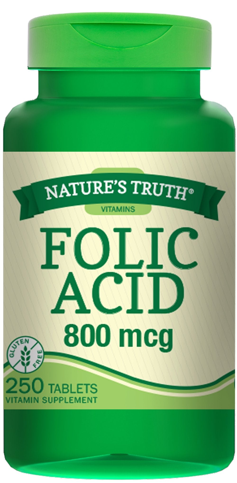 Nature's Truth Folic Acid 800 mcg Tablets 750 Count