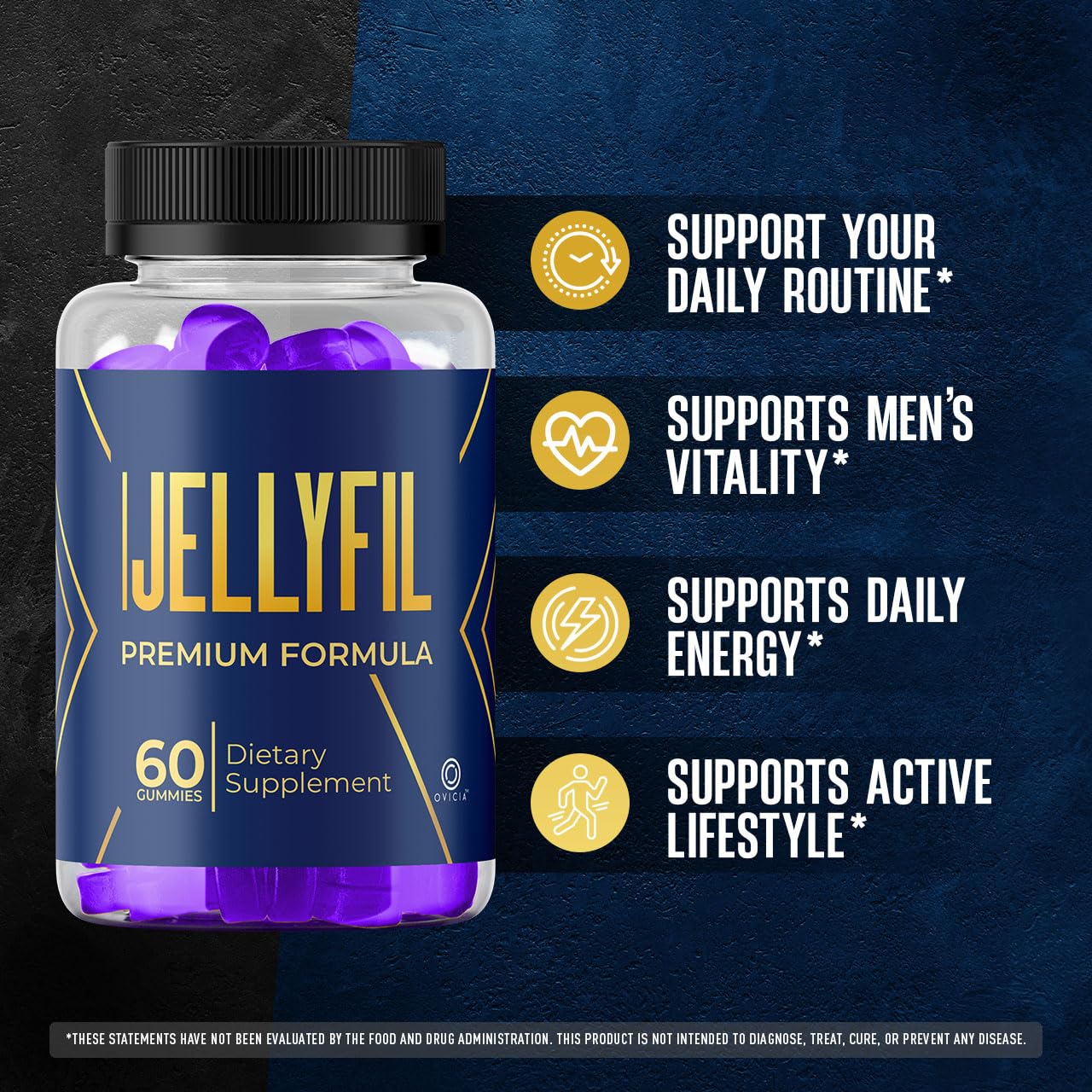 OVICIA Jellyfil Gummies 180 Gummies