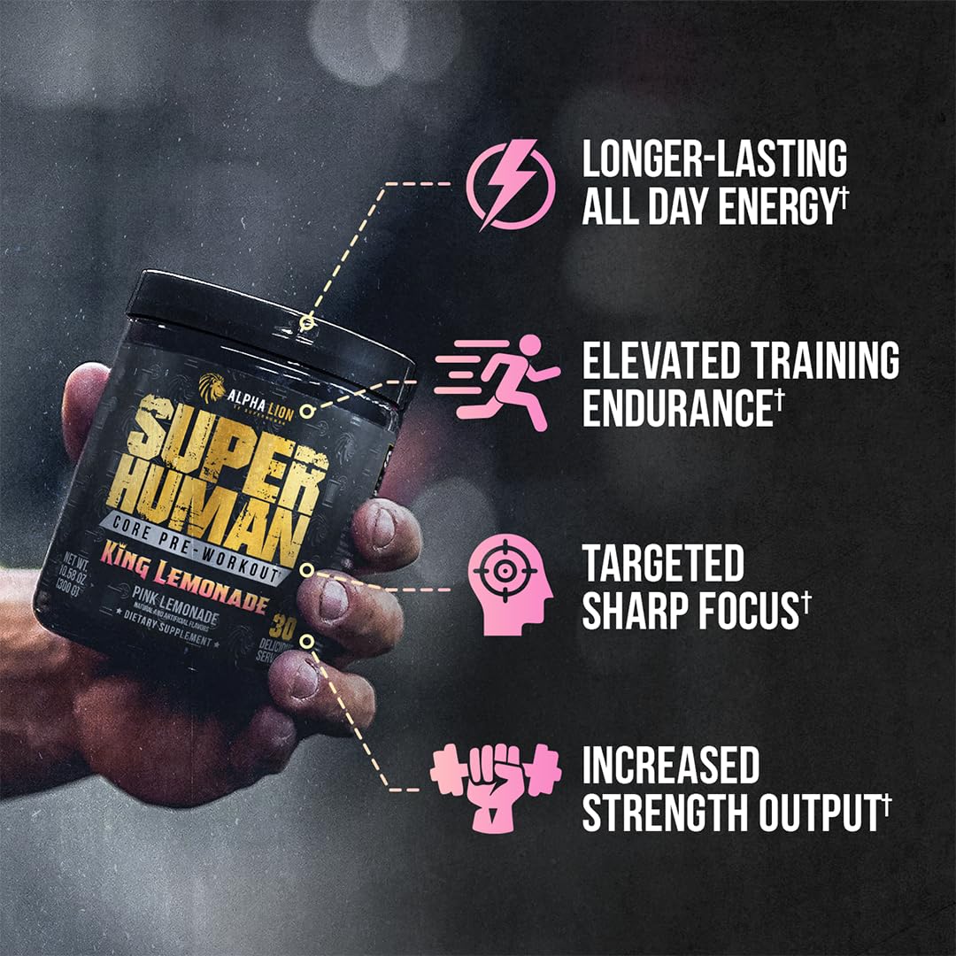 ALPHA LION Core Pre Workout Powder 30 Servings