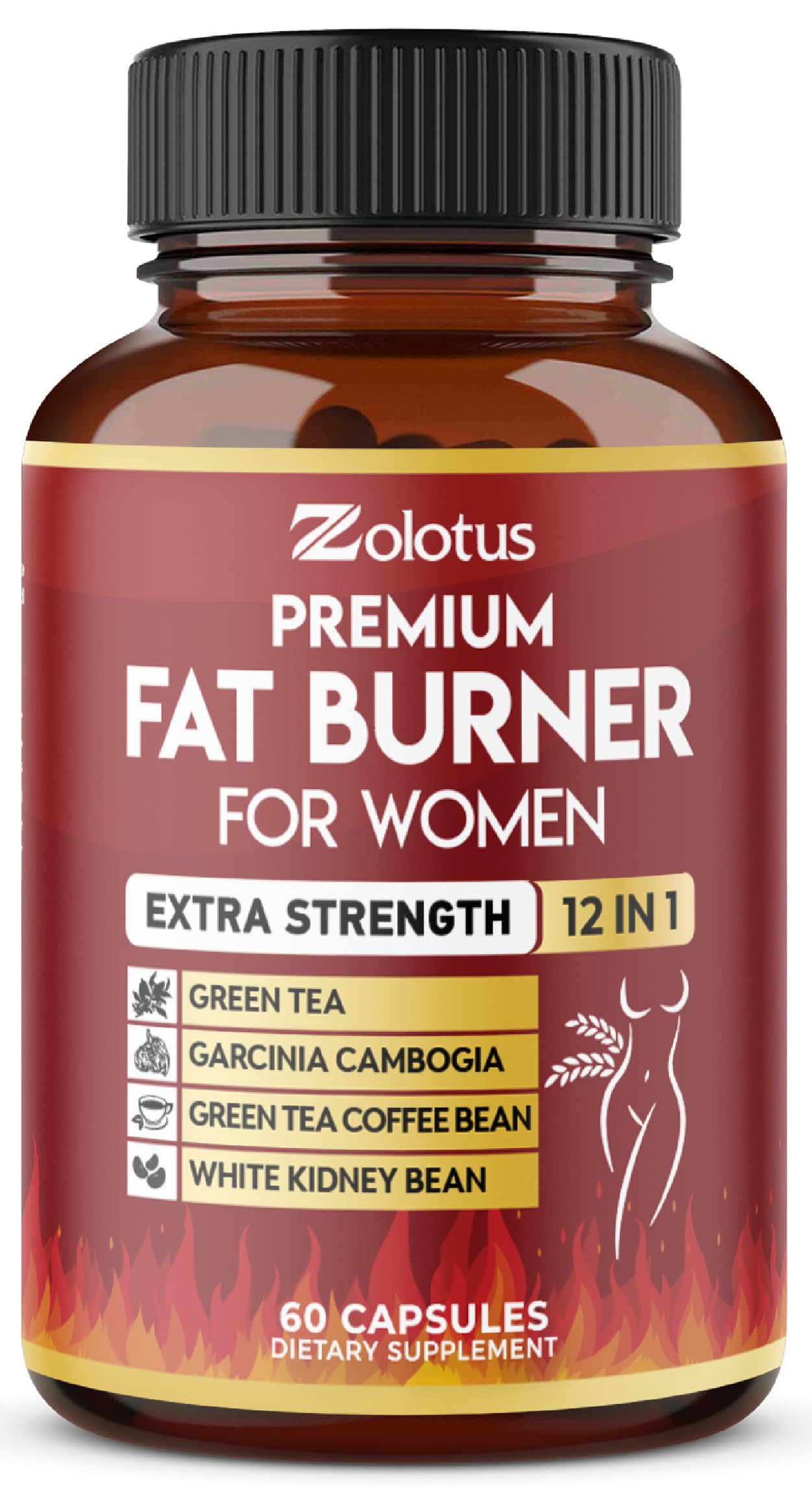 Zolotus Premium Weight Loss Pills for Women Capsules, 60 Count