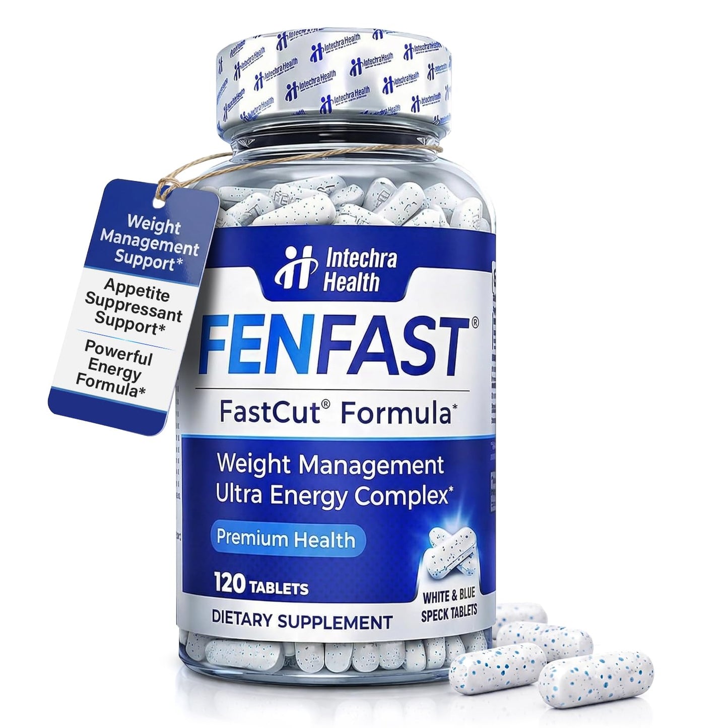 FASTCUT Intechra Health Diet Pills for Women & Men Advanced Thermogenic Formula 120 Tablets