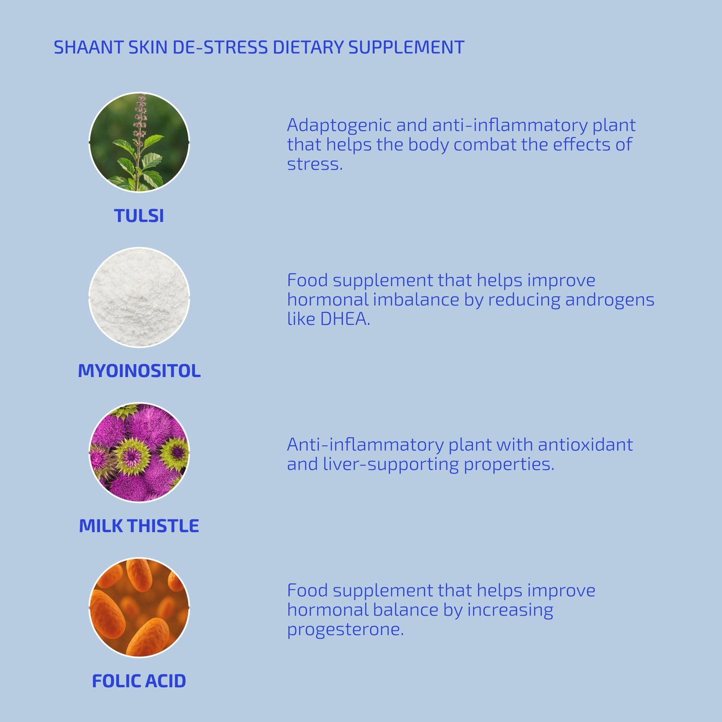 Codex Labs Shaant Skin De-Stress Supplement for Women 30 Softgels