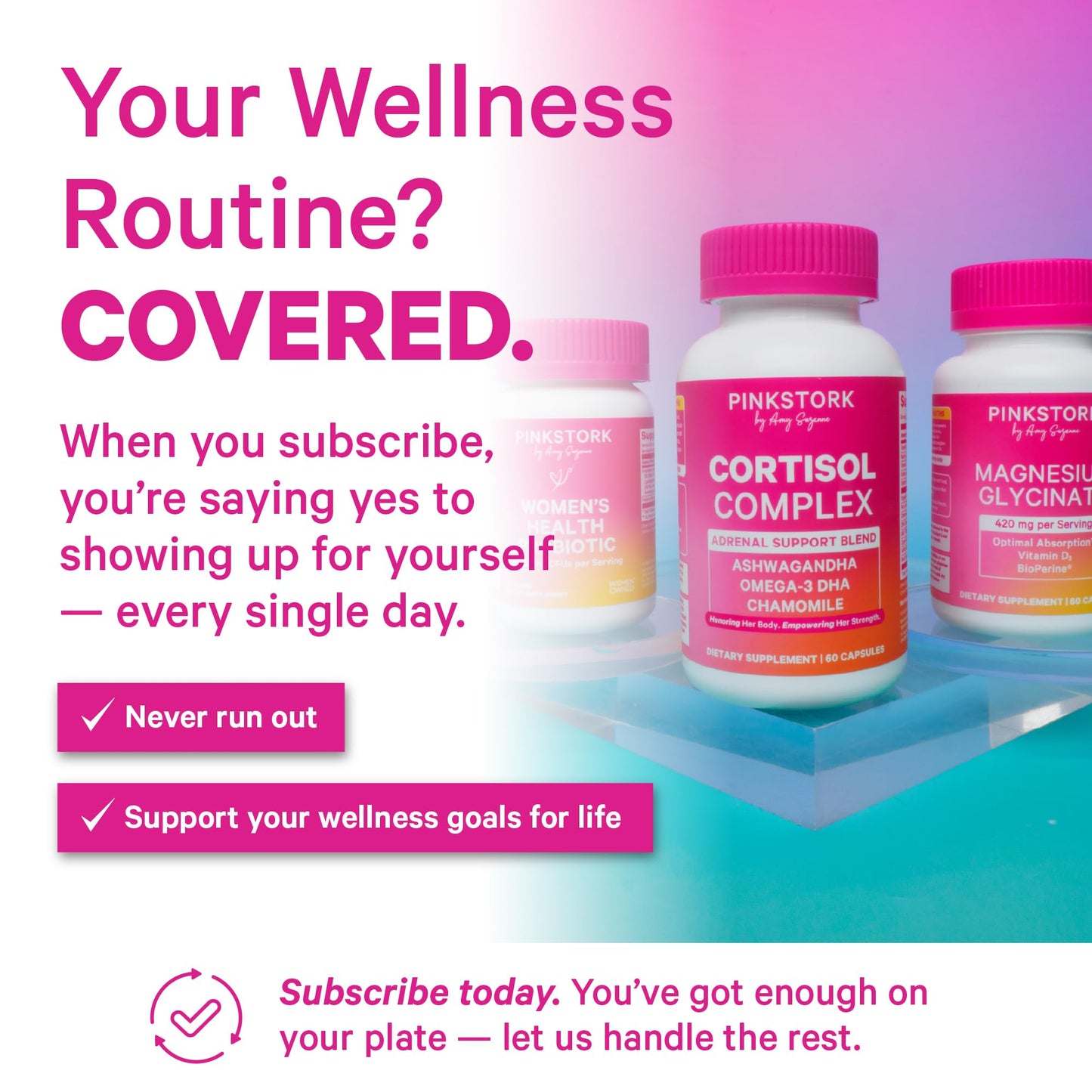 Pink Stork Women's Probiotic Capsule 30 Count
