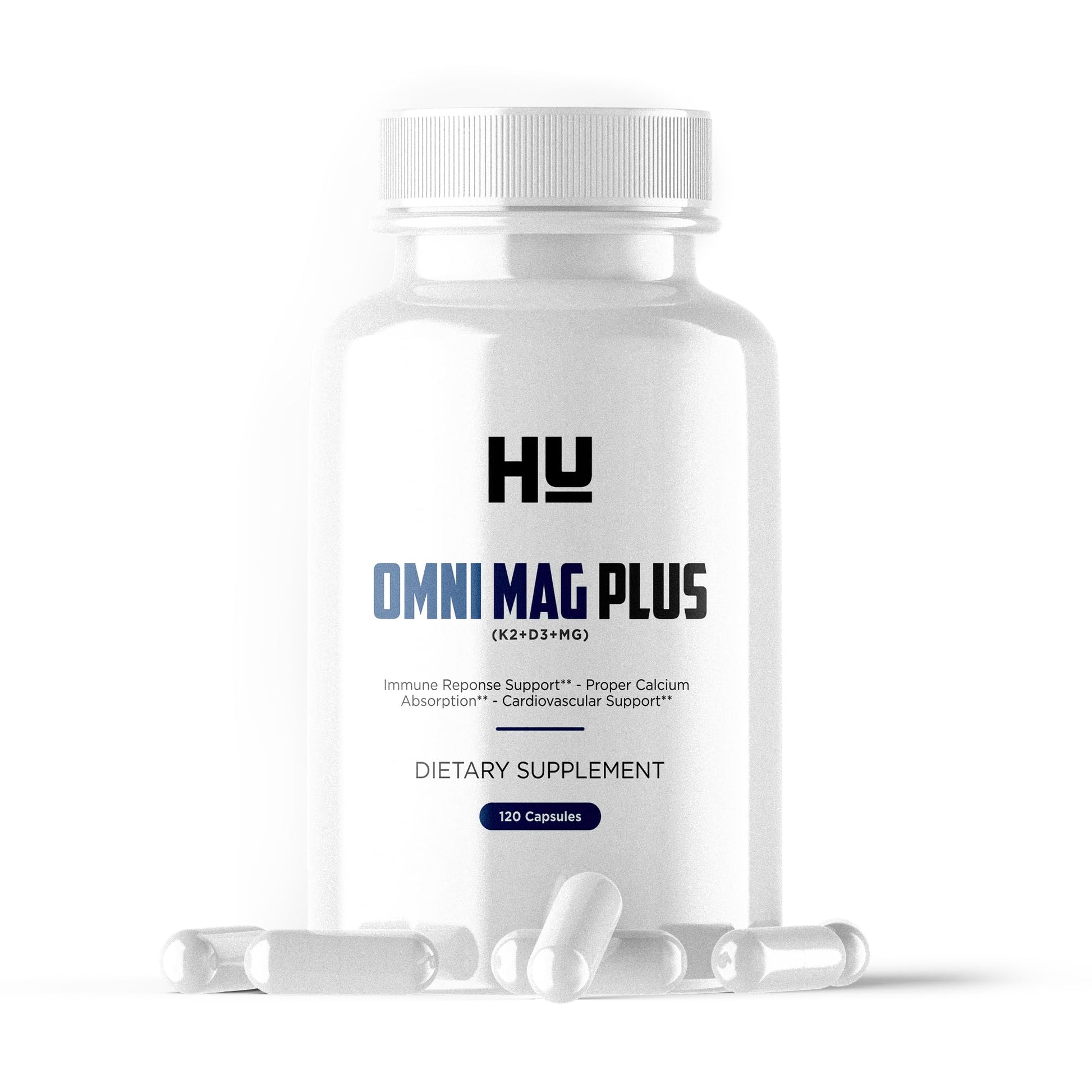 HUMAN PERFORMANCE CENTER JUAN CARLOS SIMO Omni MAG Plus Vitamin D3 K2 Magnesium Supplement 1 Capsule