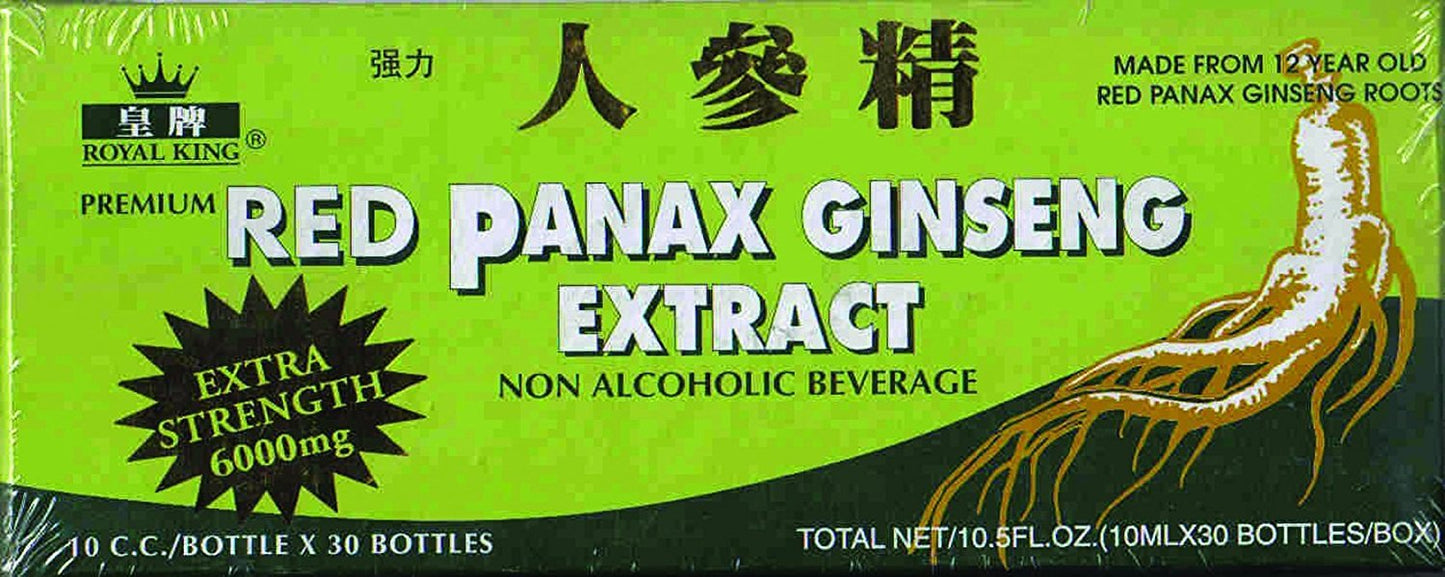 Ginseng Royal King Red Panax Ginseng Extract 6000mg Capsules 120