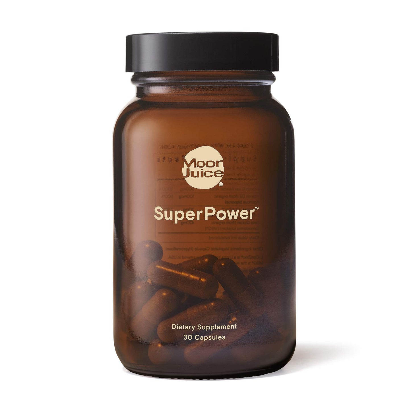 Moon Juice Superpower Immune Supplement Vitamin C, D, Zinc & Reishi Capsule 30 Count