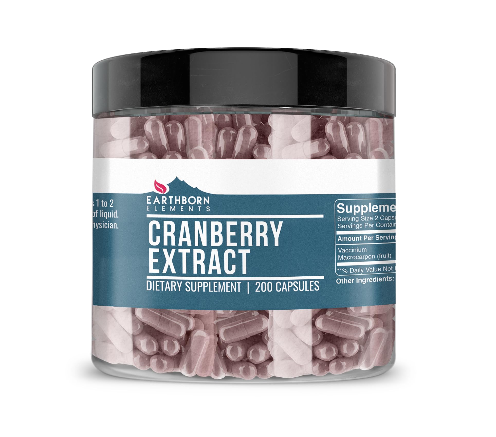 Earthborn Elements Cranberry Extract Capsules 200