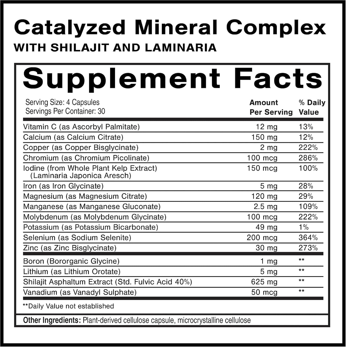 Quicksilver Scientific Dr. Shade's Catalyzed Mineral Complex Capsule, 120 Count