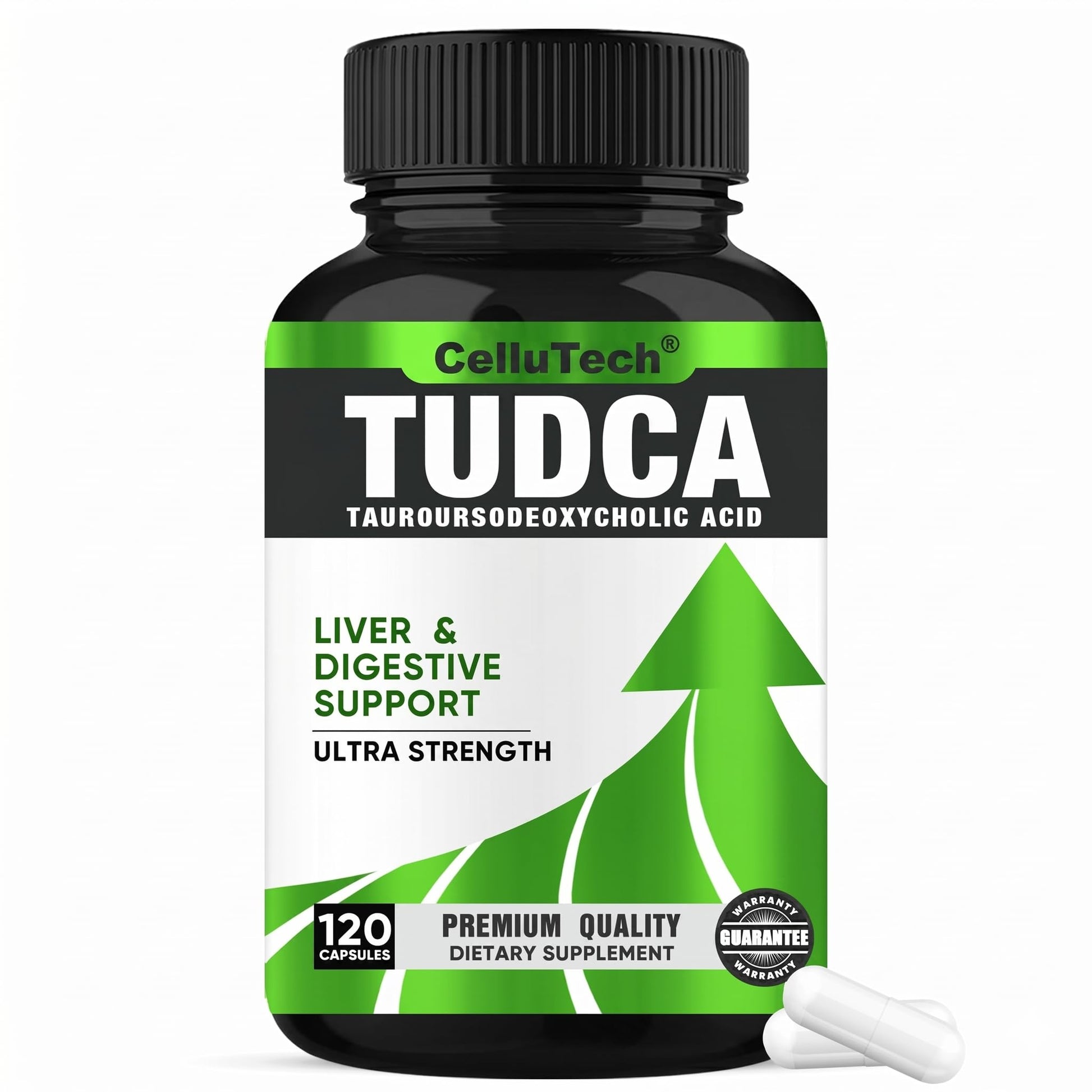 CelluTech TUDCA Supplement 2000mg per Serving, 120 Capsules