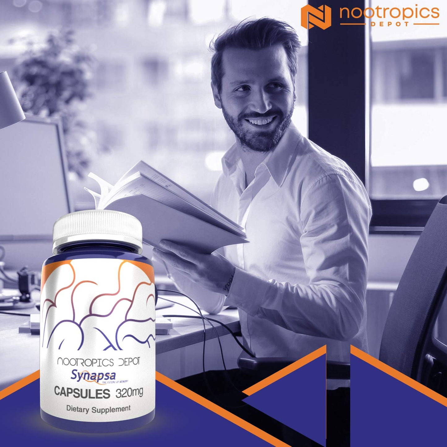 Nootropics Depot Synapsa Bacopa Monnieri Capsules, 180 Count