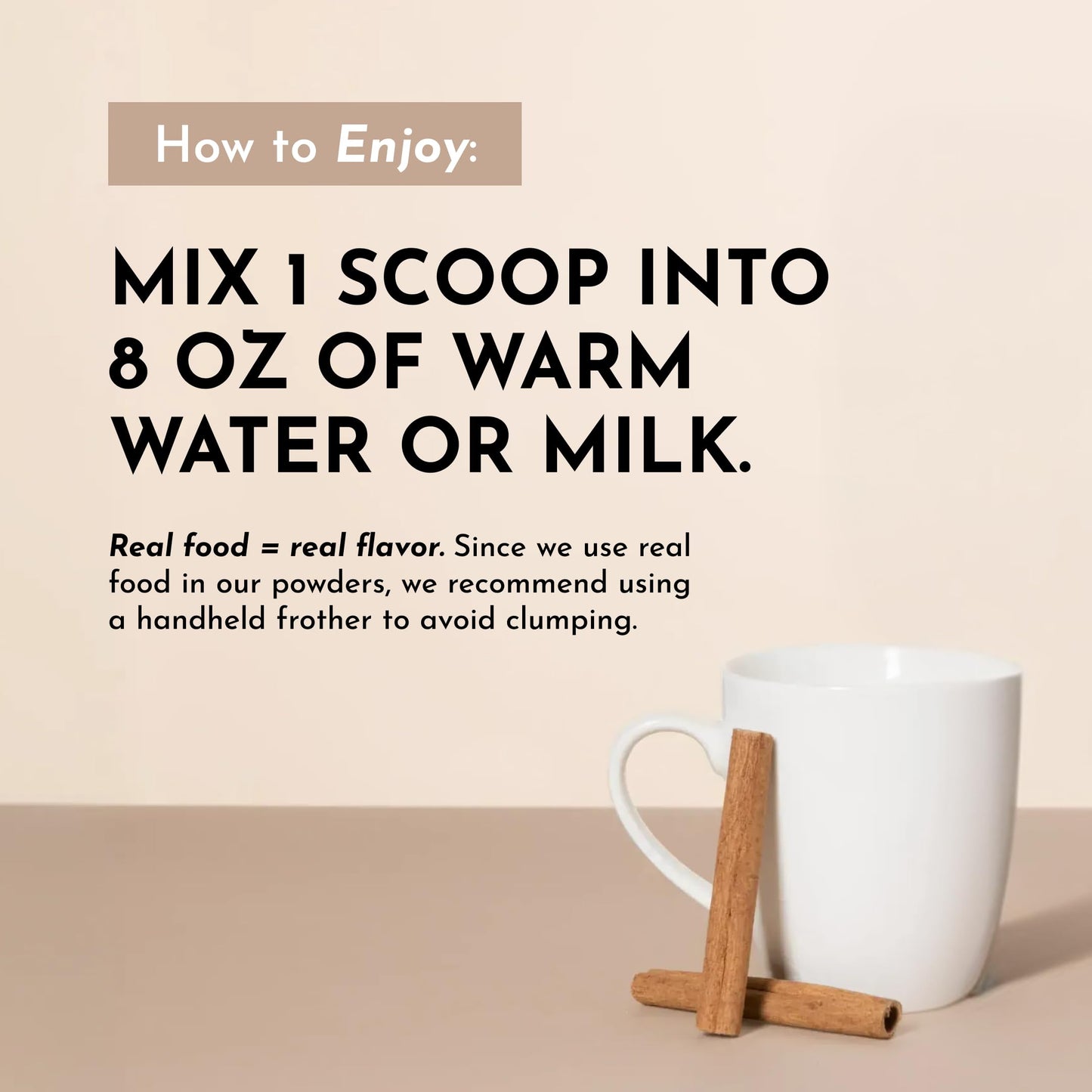 JUST INGREDIENTS Chai Nighttime Relax Drink - Magnesium Powder 5.4