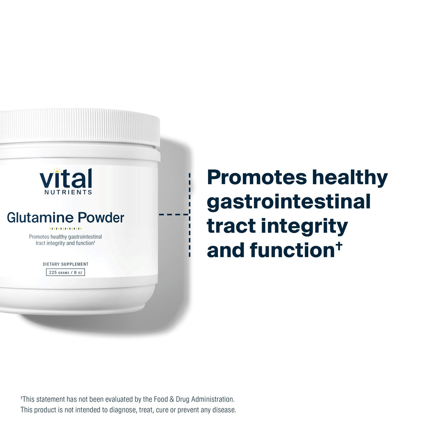 Vital Nutrients L-Glutamine Powder, 8 oz