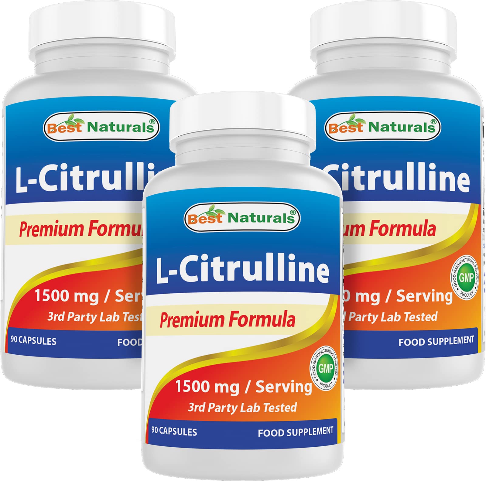 Best Naturals L-Citrulline Capsules 270 Capsules