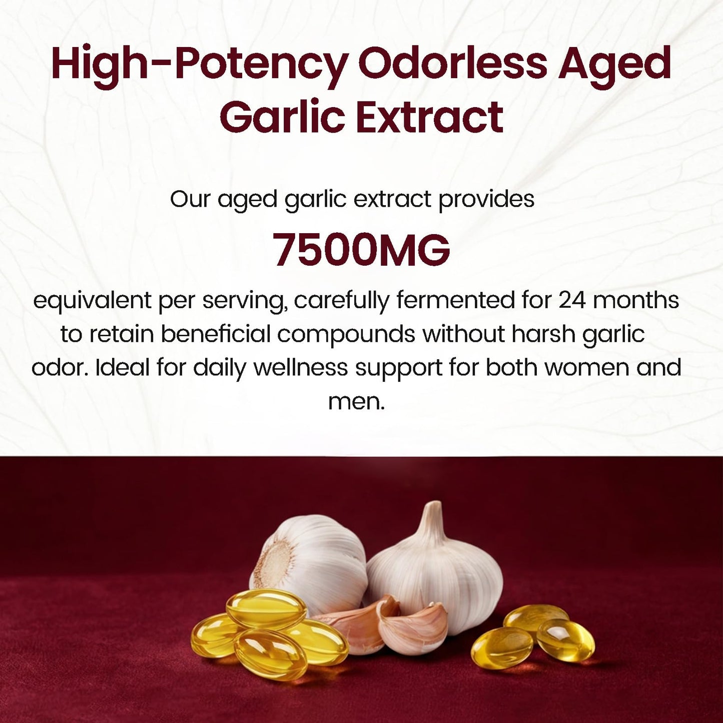 SylvaMyst Aged Garlic Extract Softgels 300 Count