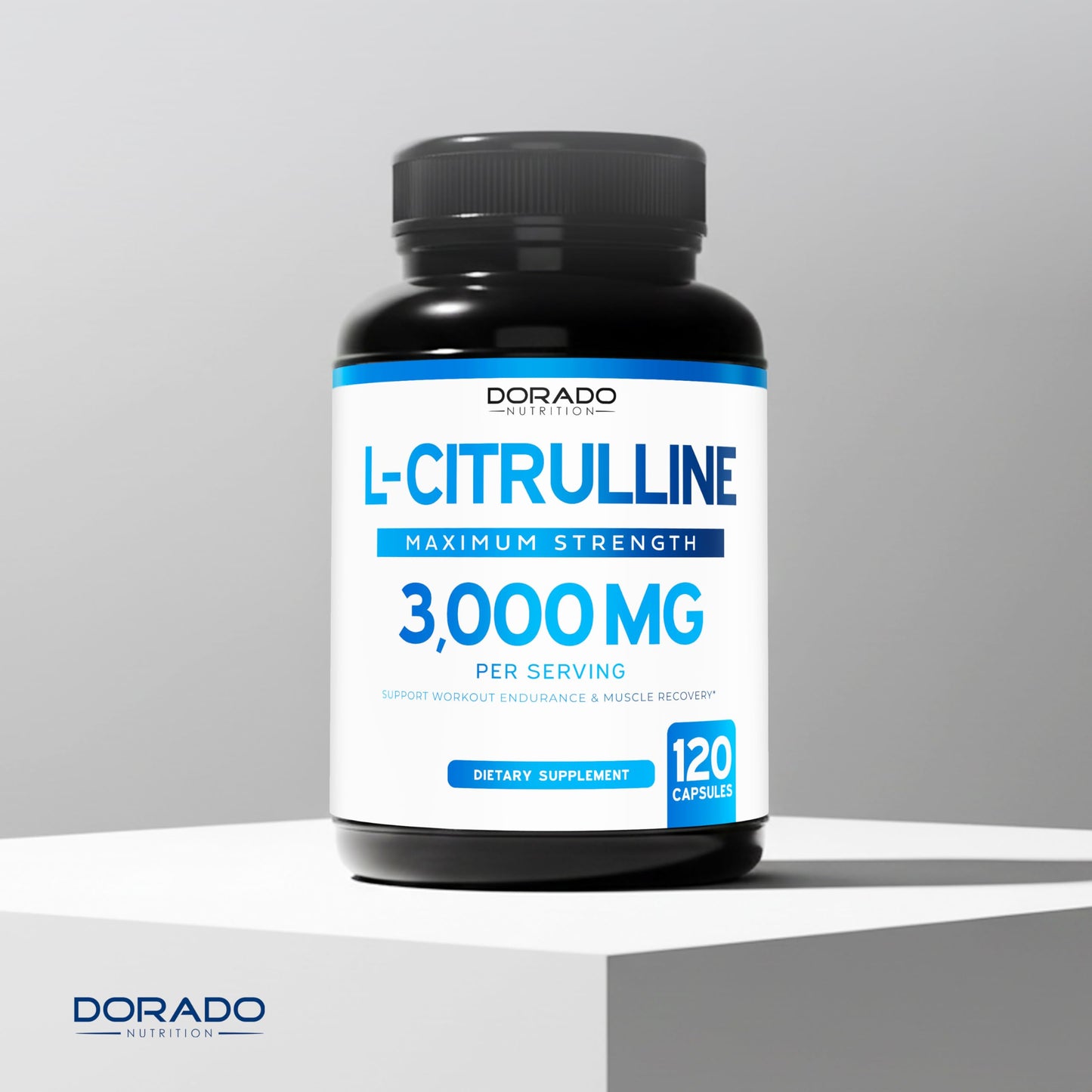 Dorado Nutrition L-Citrulline 3000mg Capsule, 120 Count