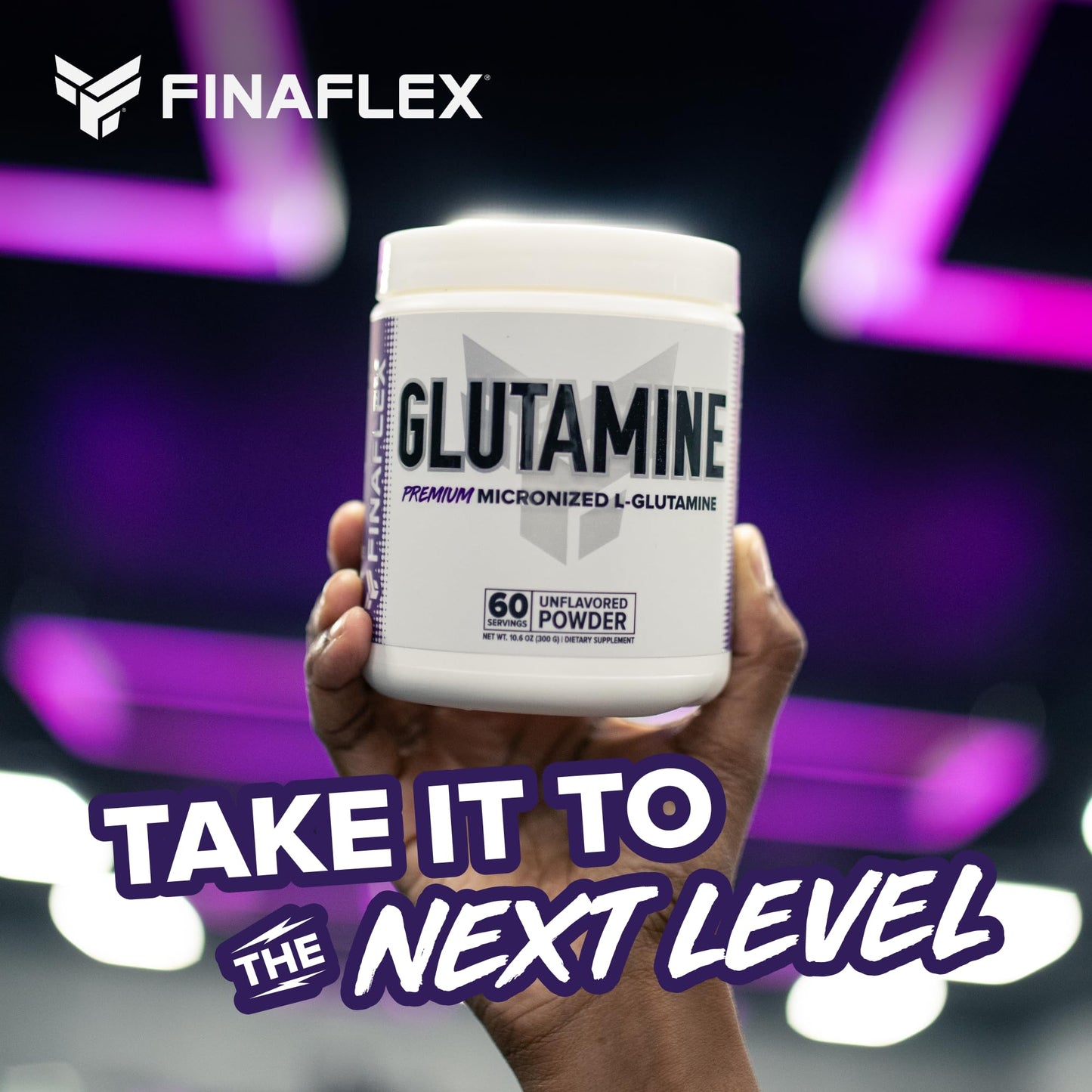 FINAFLEX Pure L-Glutamine Powder, 17.6 oz
