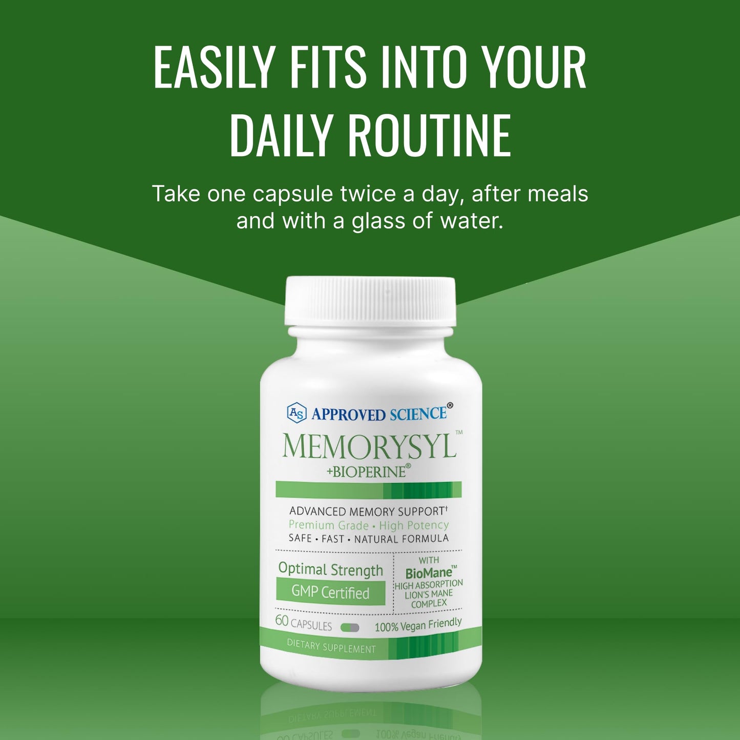 Approved Science MemorySyl Capsule, 180 Capsules