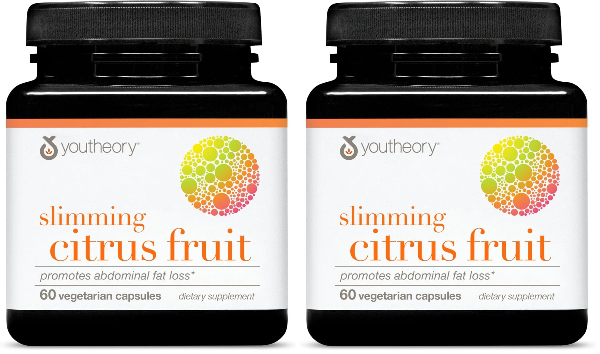Youtheory Slimming Citrus Fruit - Vegan Health Supplement with Chromium, 120 Capsules
