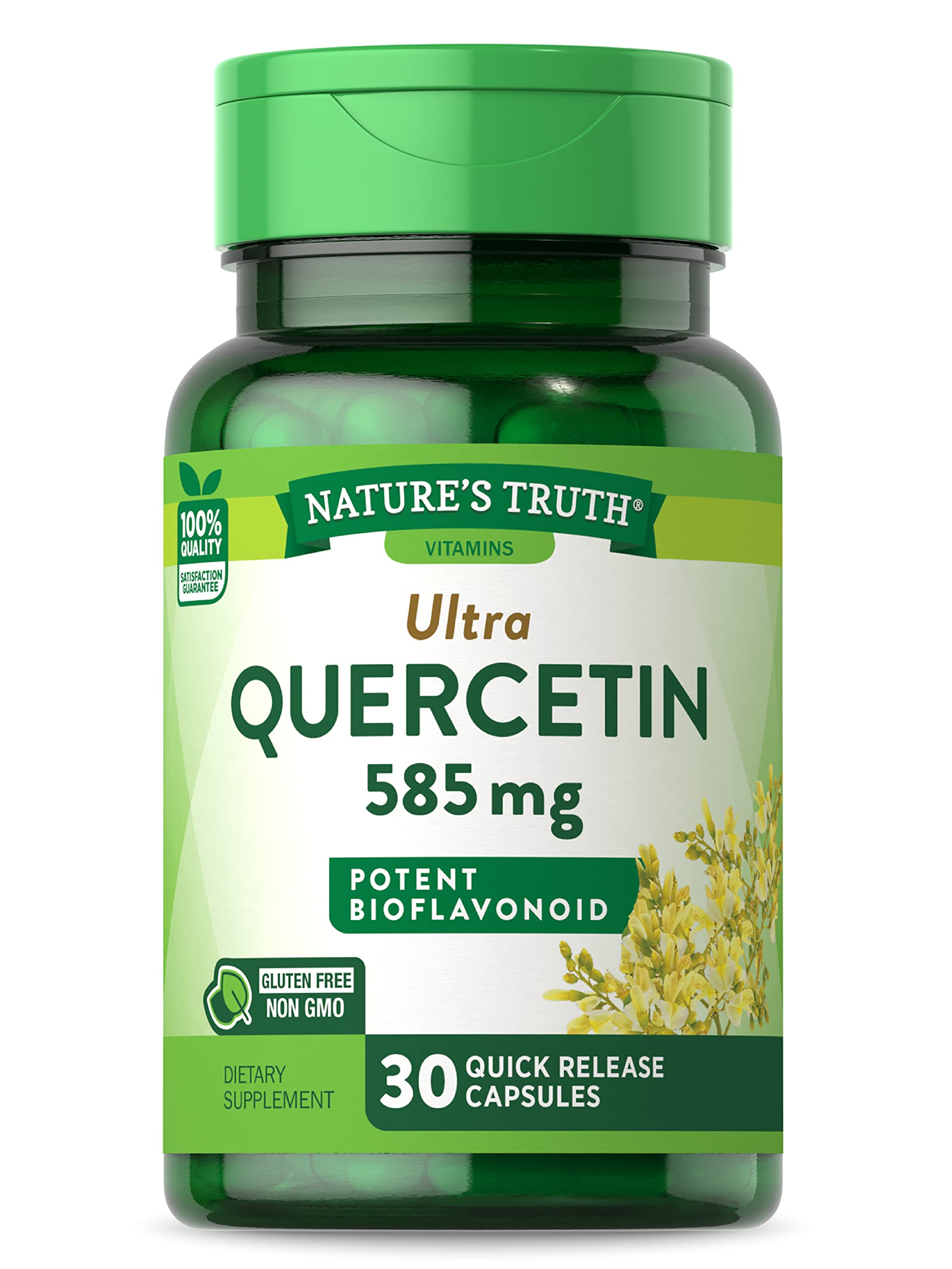 Nature's Truth Quercetin 585mg Capsules, 30 Count