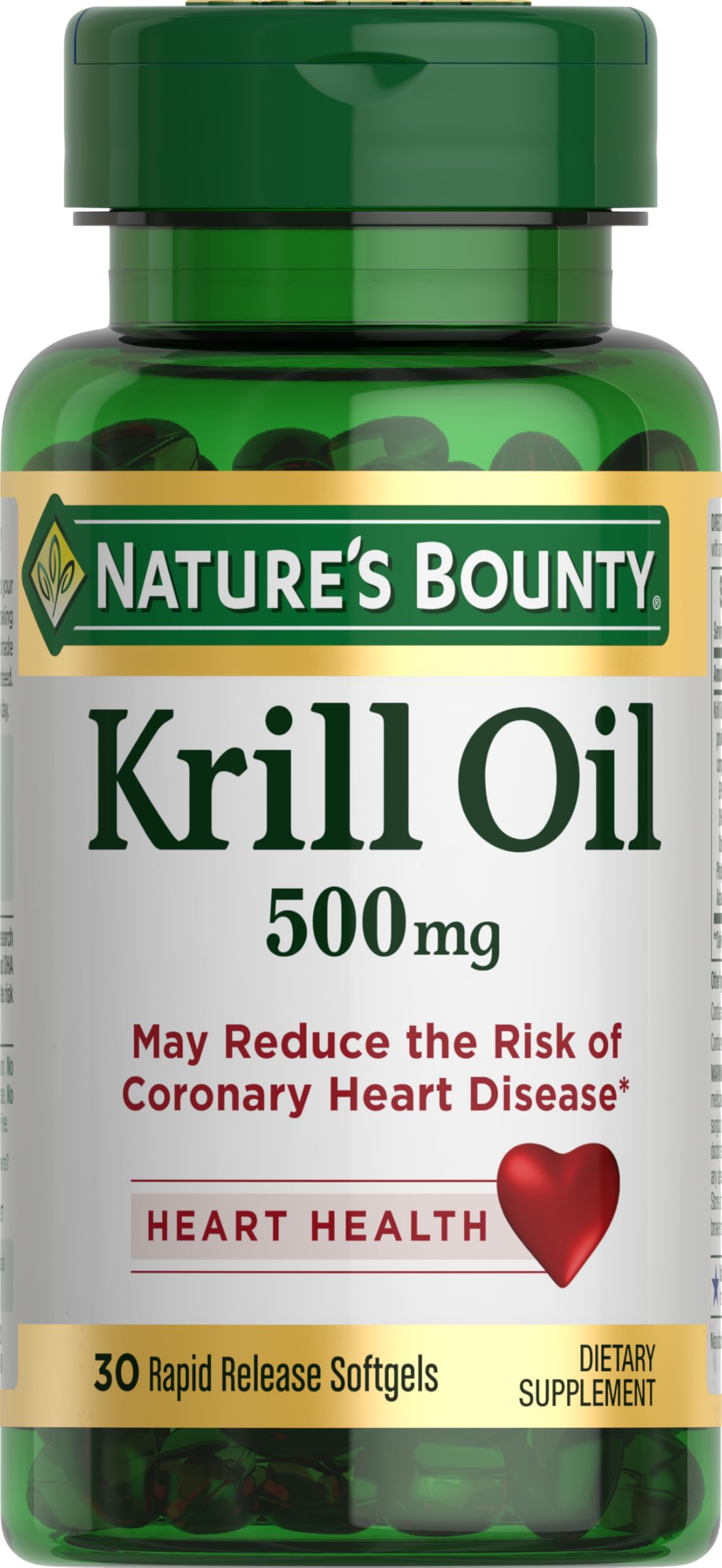 Nature's Bounty Krill Oil Softgels 30 Count