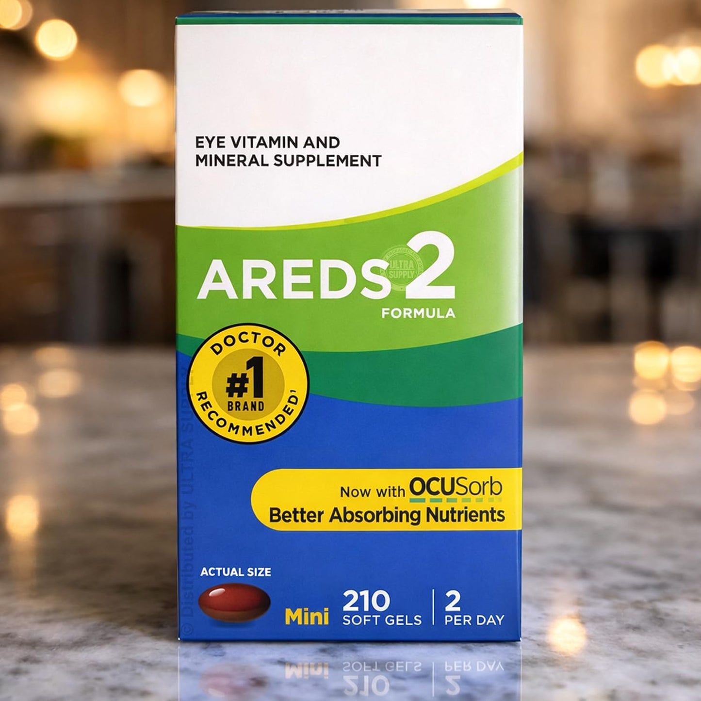 Generic AREDS 2 Eye Vitamin Softgels, 210 Count