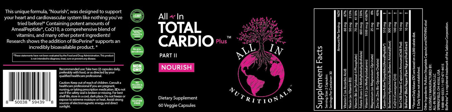All In Nutritionals Total Cardio Part II Capsule 60 Count