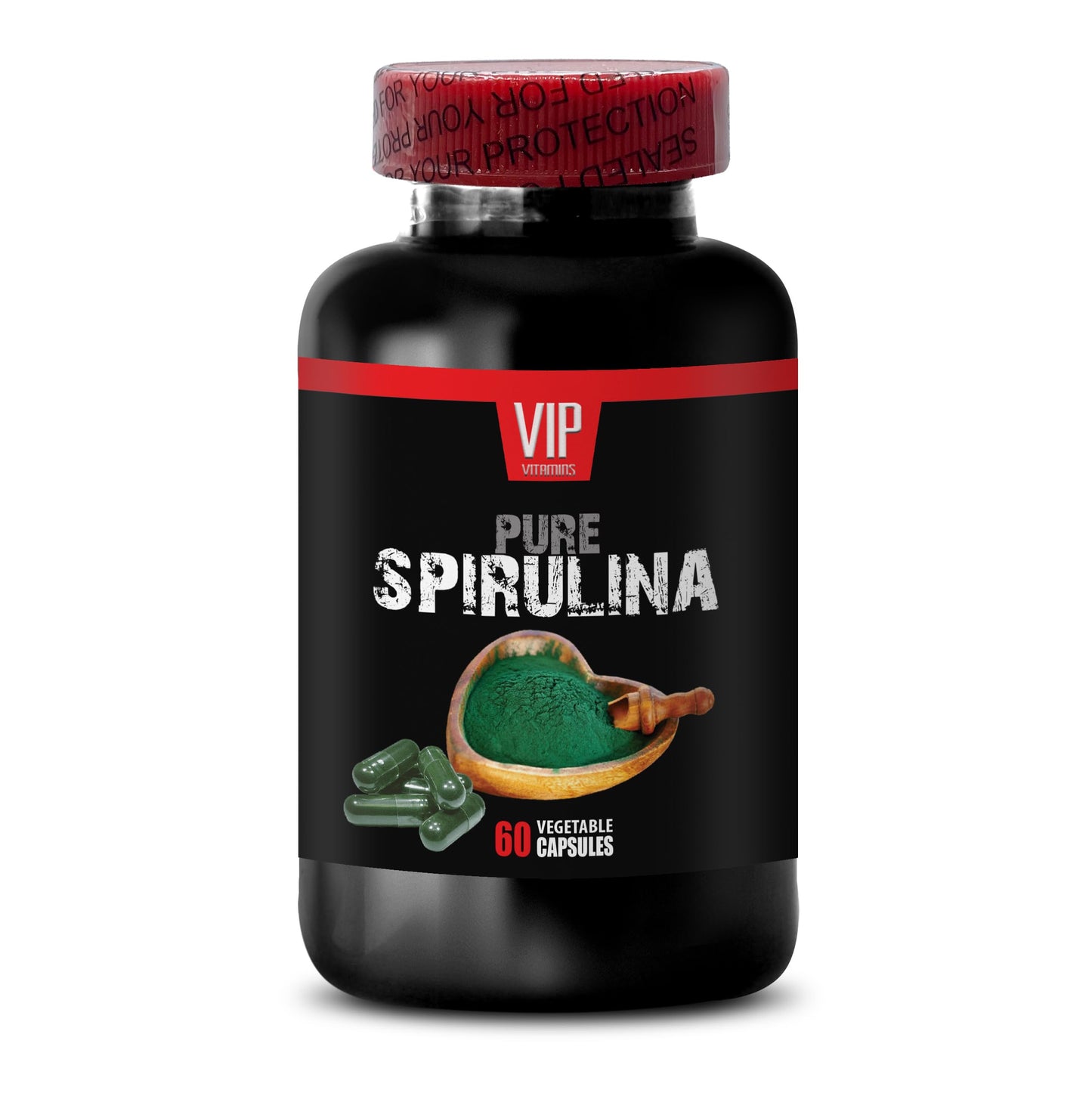 SKIN CARE SOLUTIONS Spirulina Capsules 60 Count