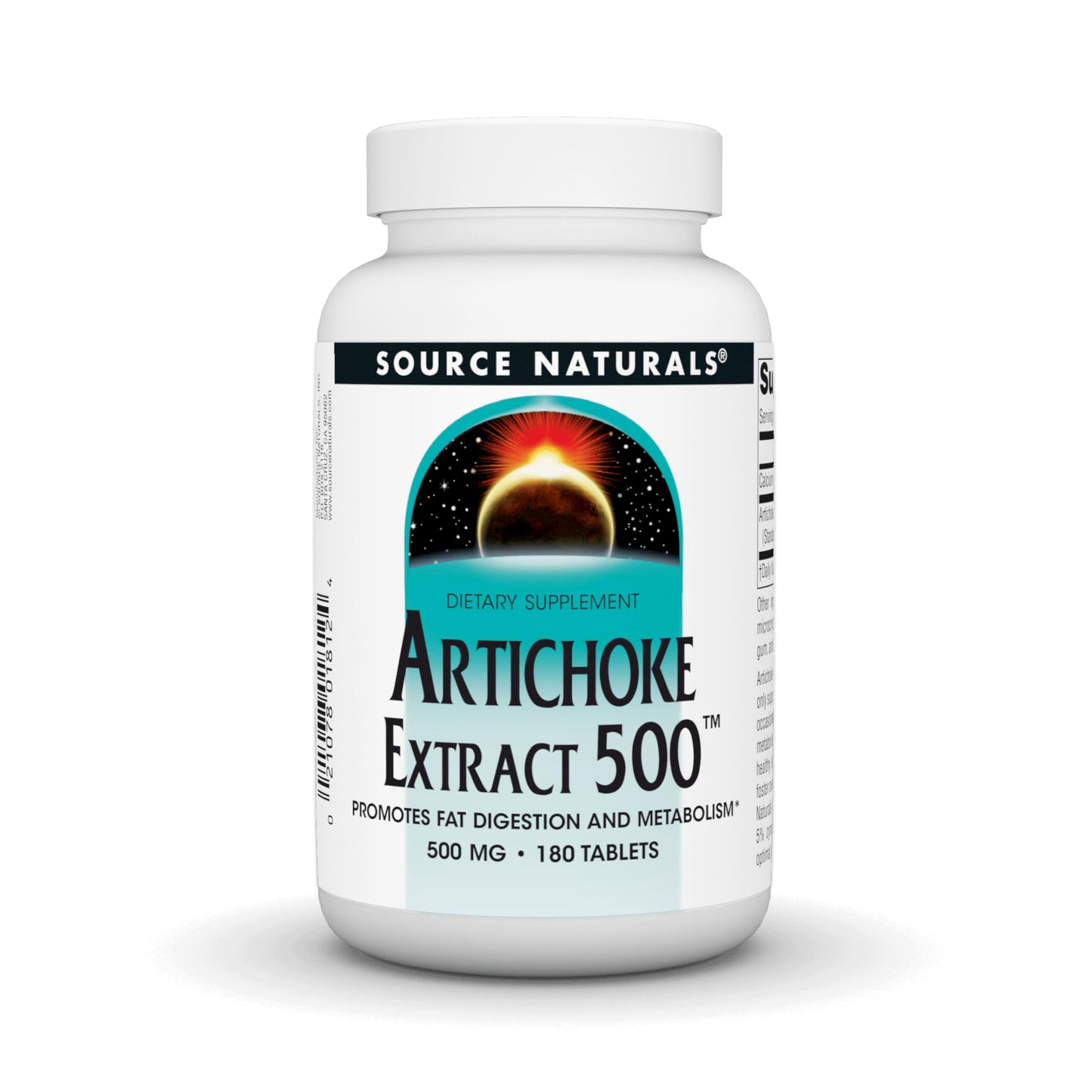 Source Naturals Artichoke Extract 500mg Tablet 180 Count