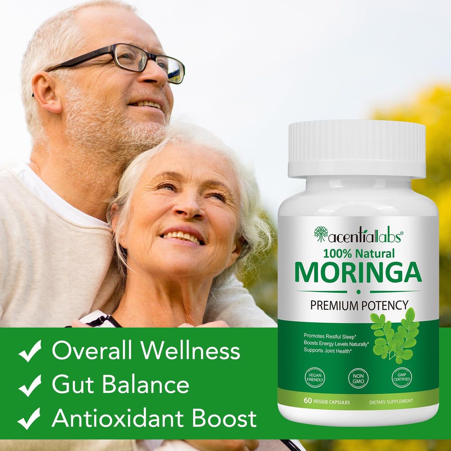 FSLHCY Moringa Capsules 800mg, 60 Count