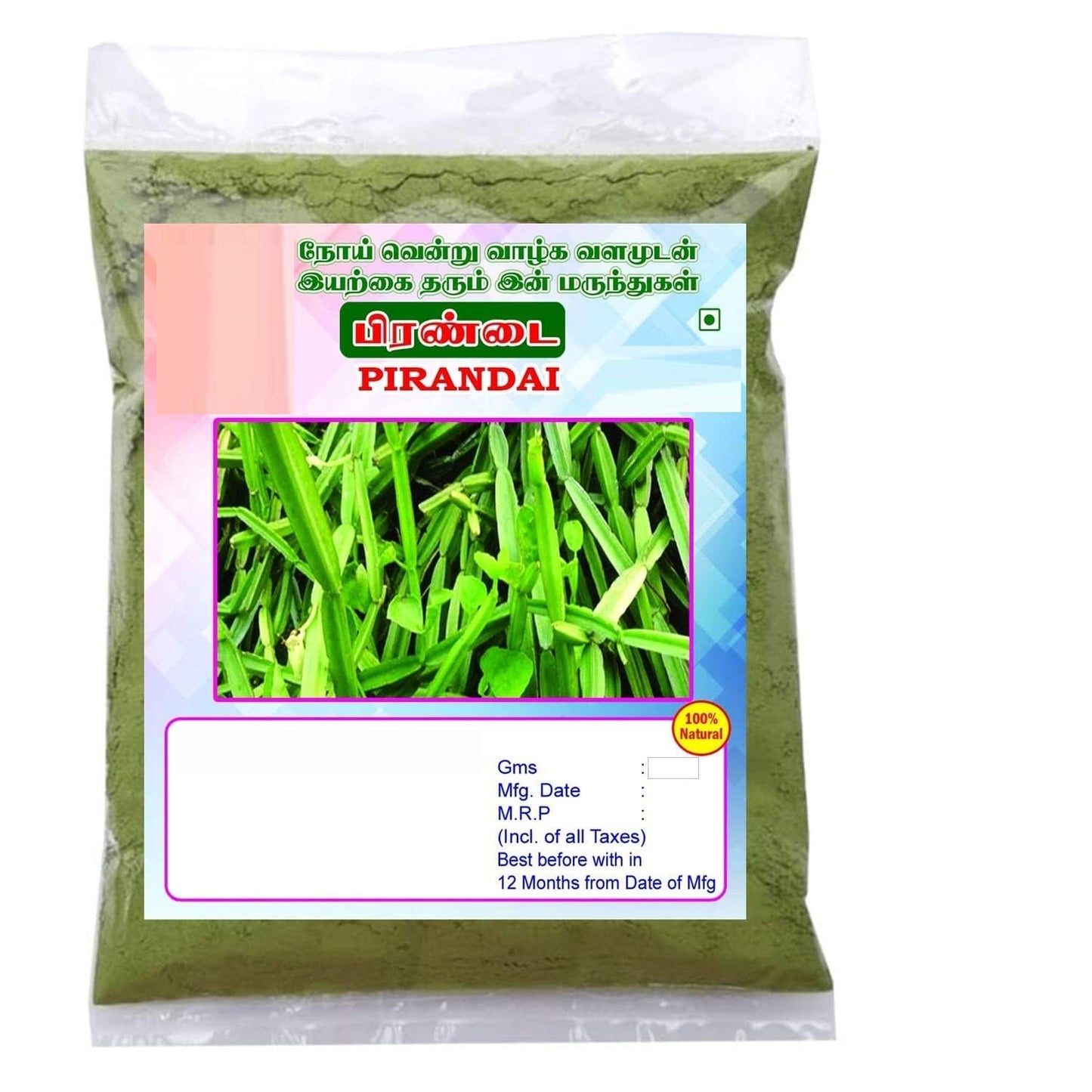 BETT Pirandai Powder (Cissus Quadranglaris), 100 Grams