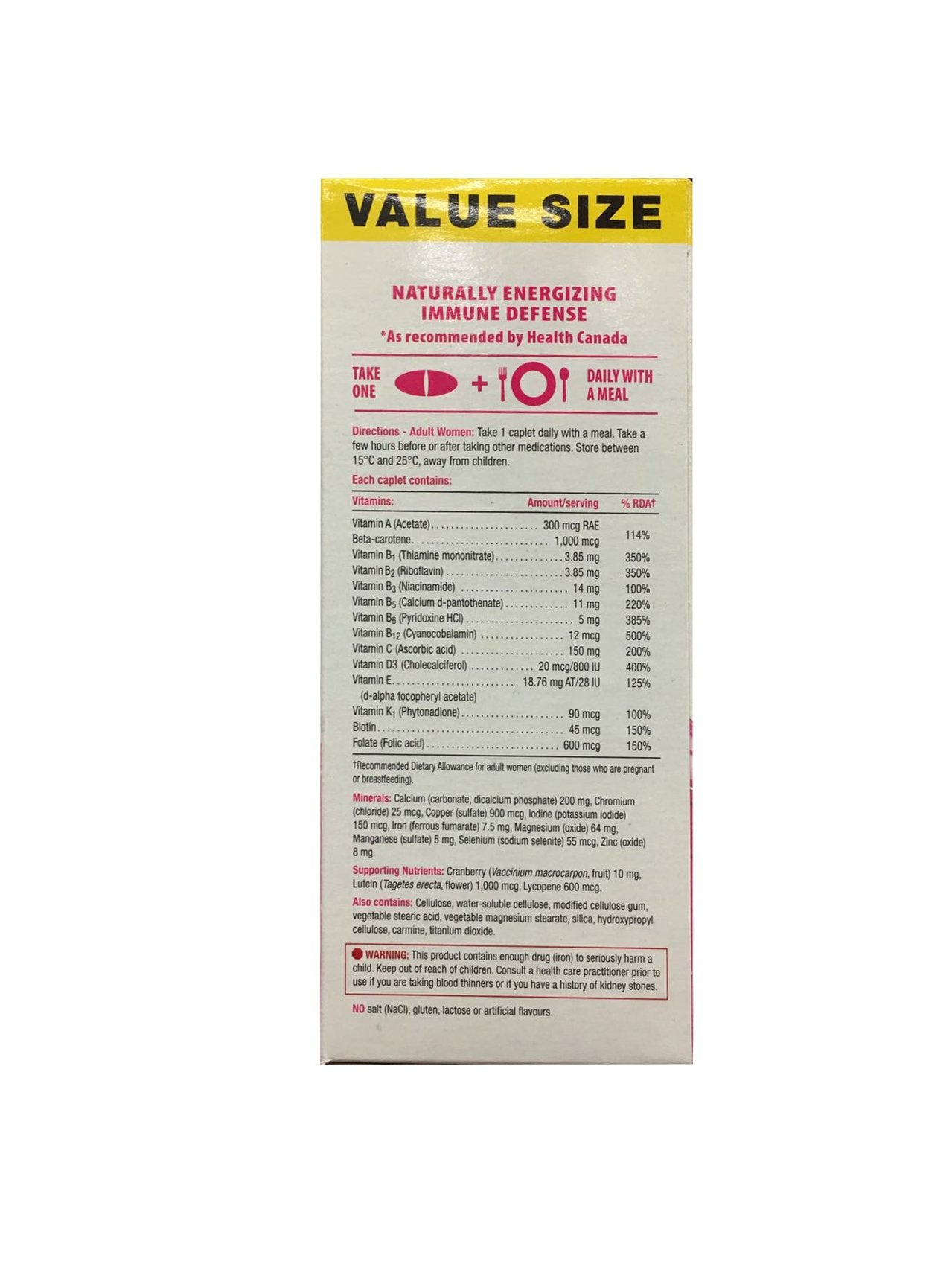 Jamieson Multi 100% Complete Vitamin for Women Caplets 150