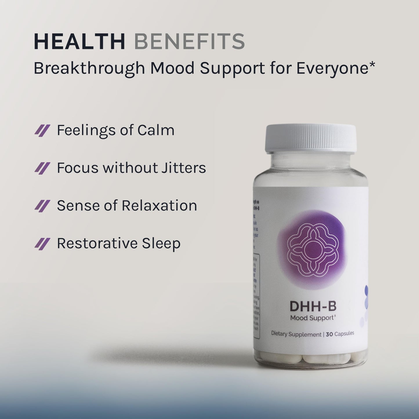 InfiniWell DHH-B Mood Support Supplement, 30 Capsules