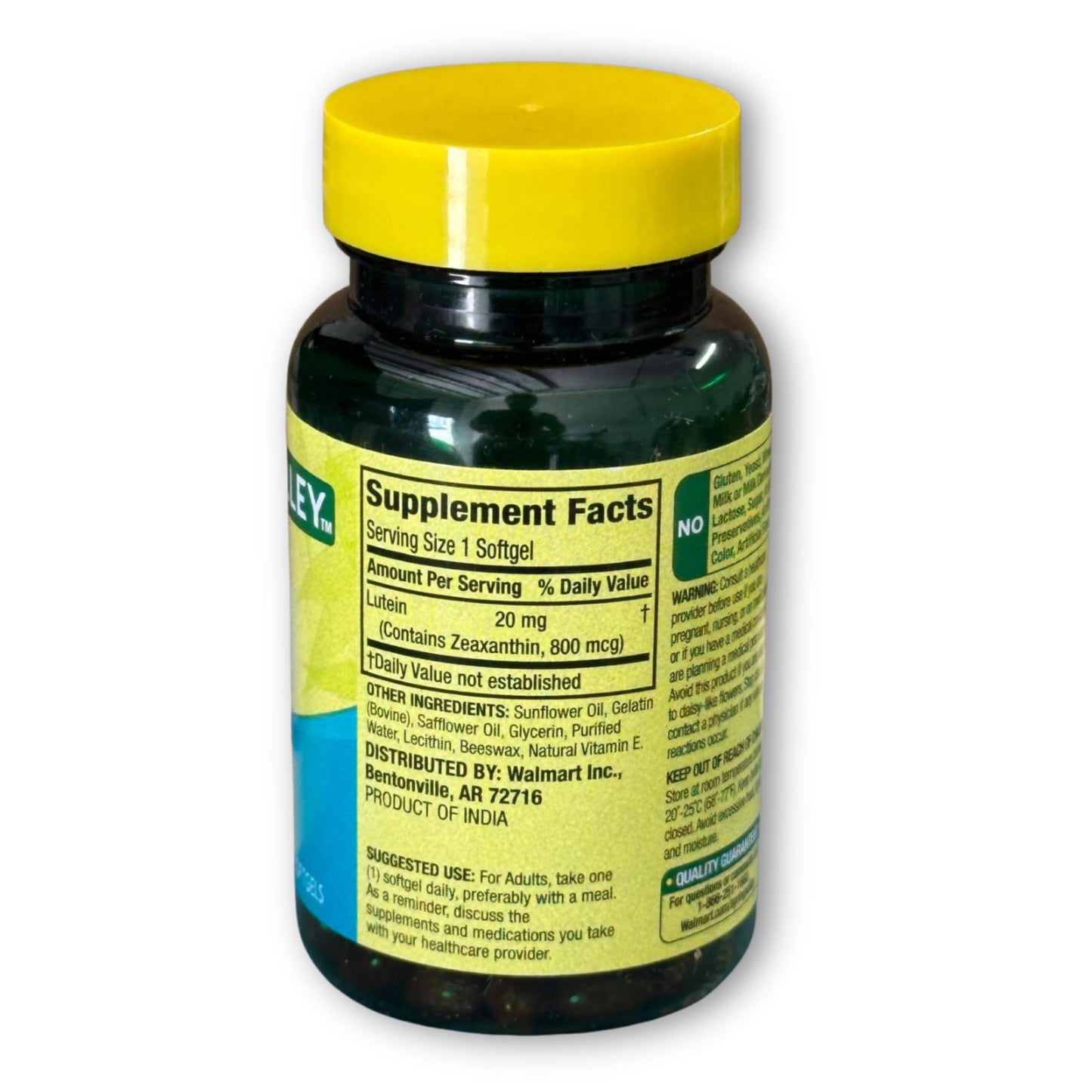 Fusion Shop Store Lutein 20mg Softgels with Zeaxanthin, 90 Count