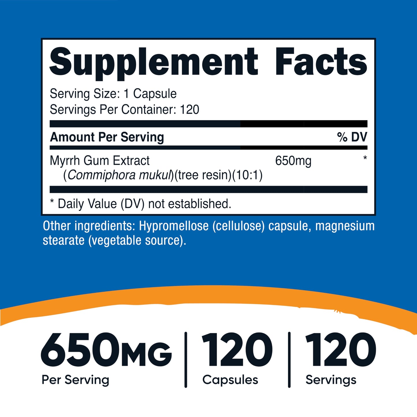 Nutricost Myrrh Extract 120 Capsules