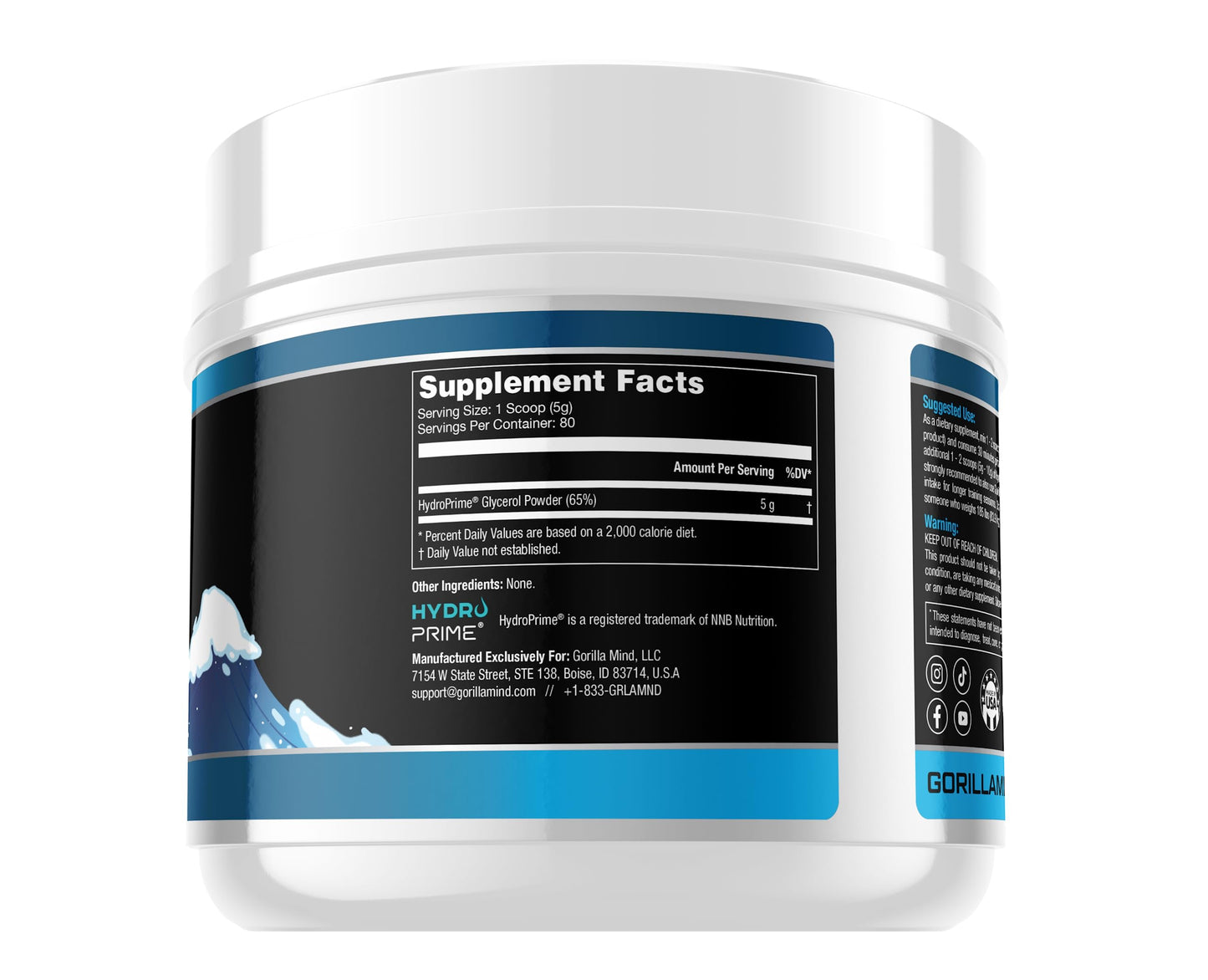 Gorilla Mind Gorilla Mode Pre Workout + HydroPrime Glycerol Pre Workout Powder Stack, 36.349 Servings