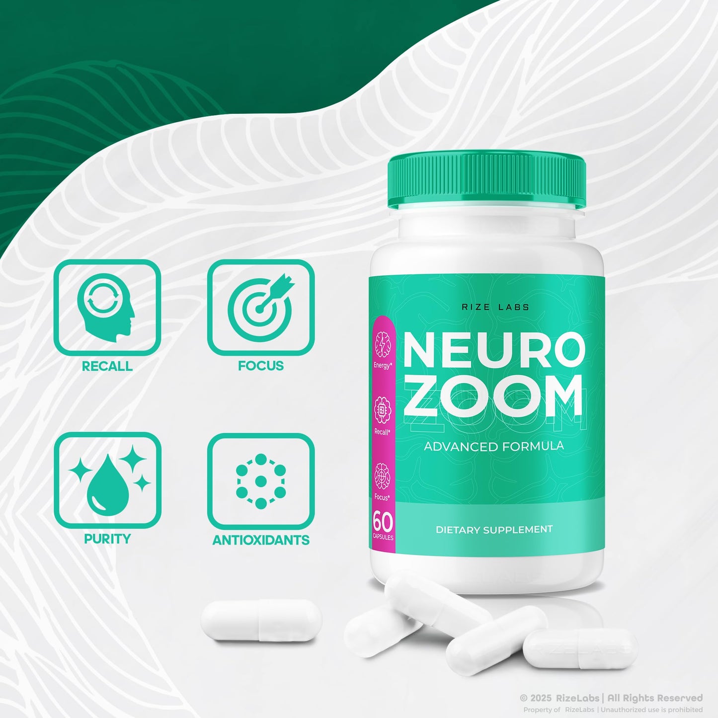 Rize Labs Neuro Zoom 300 Capsules