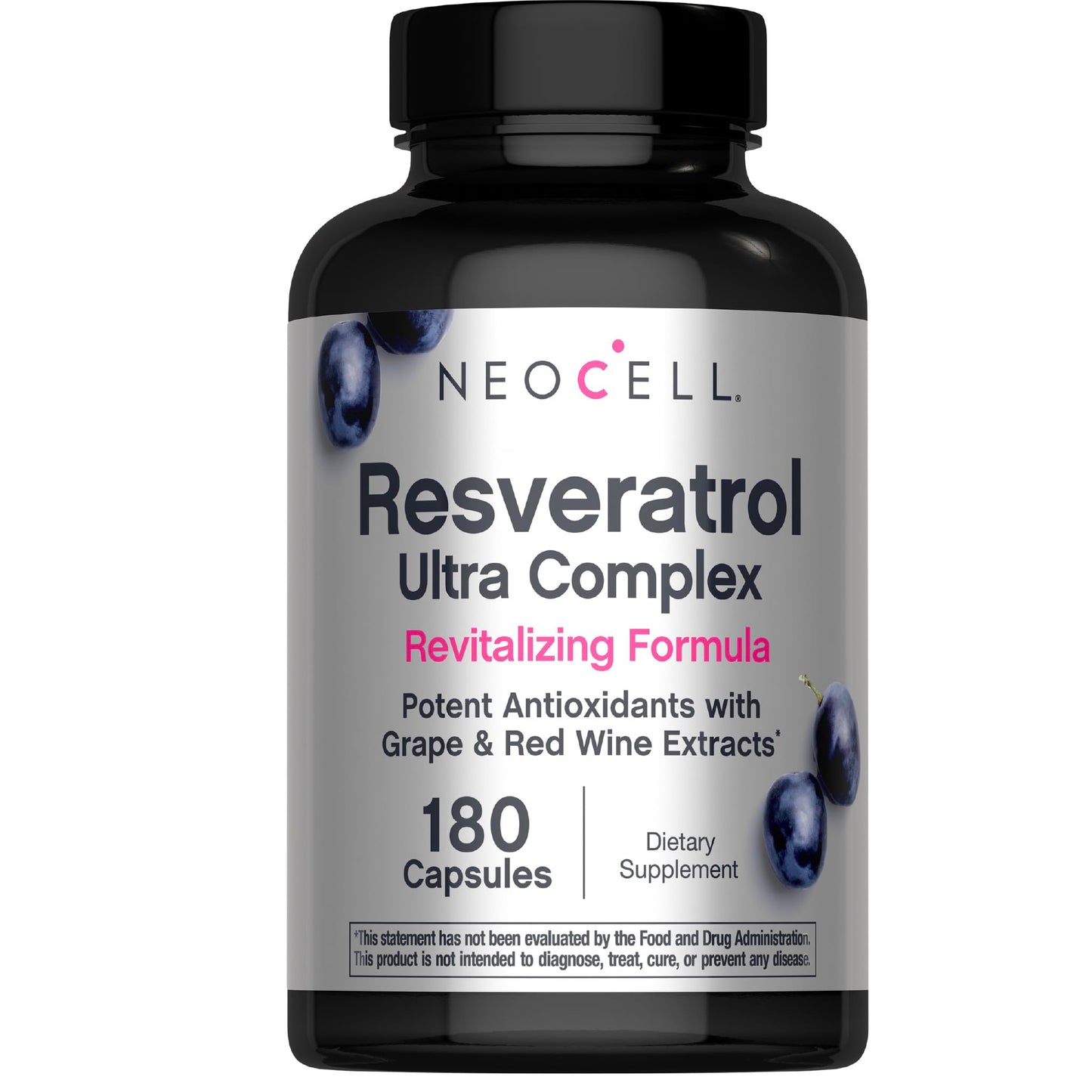 NeoCell Resveratrol Supplement 180 Capsules